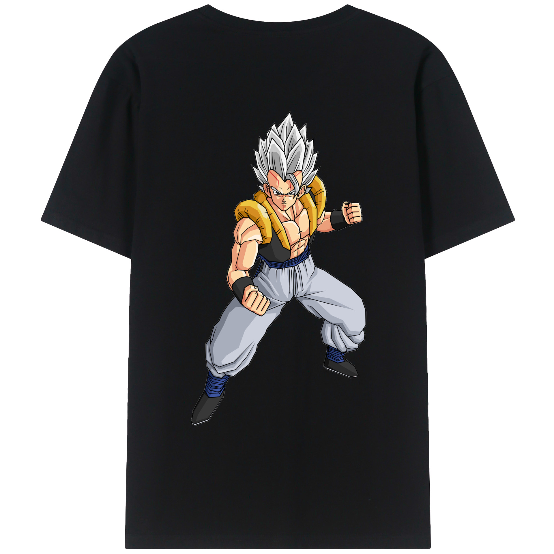 （画像用） ドラゴンボール ベジータ四世（Bejīta Yonsei）DRAGON BALL Vegeta IV レディース半袖Tシャツ(バックプリント)