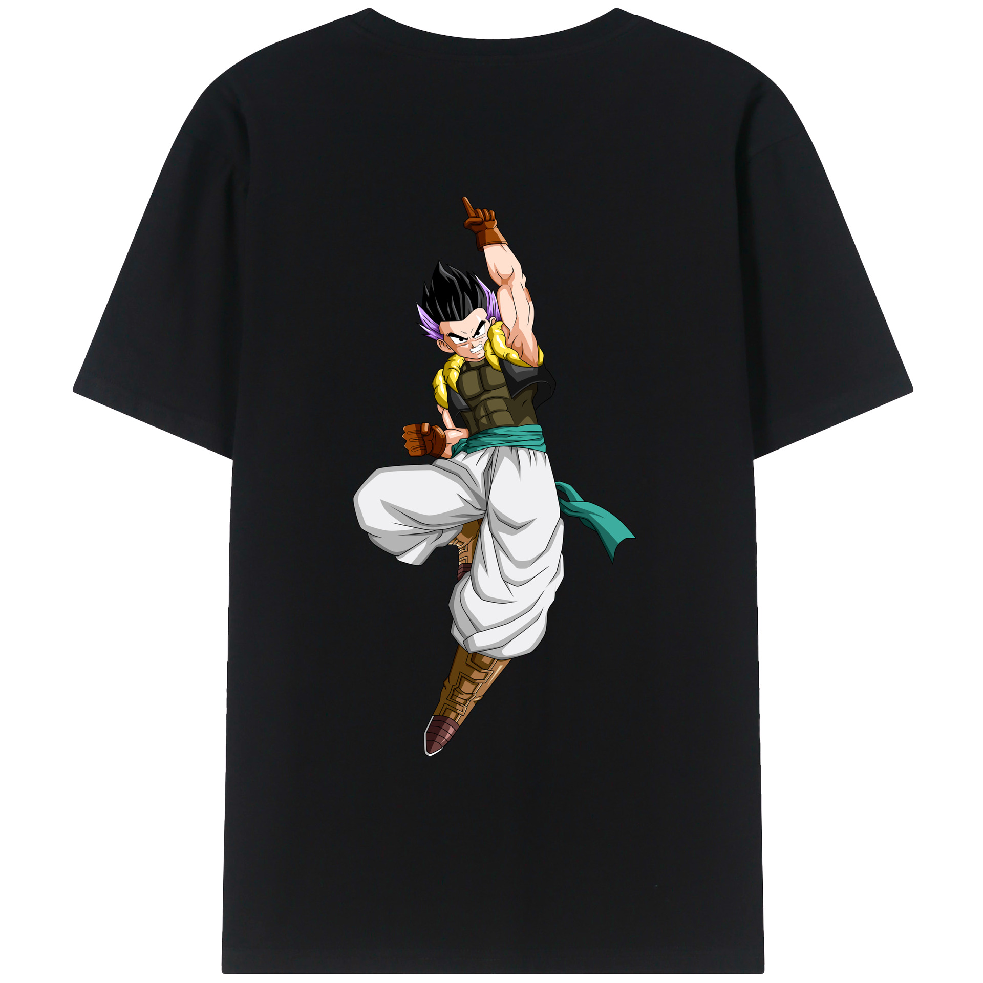 （画像用） ドラゴンボール 孫 悟飯（そんごはん）DRAGON BALL Son Gohan レディース半袖Tシャツ(バックプリント)