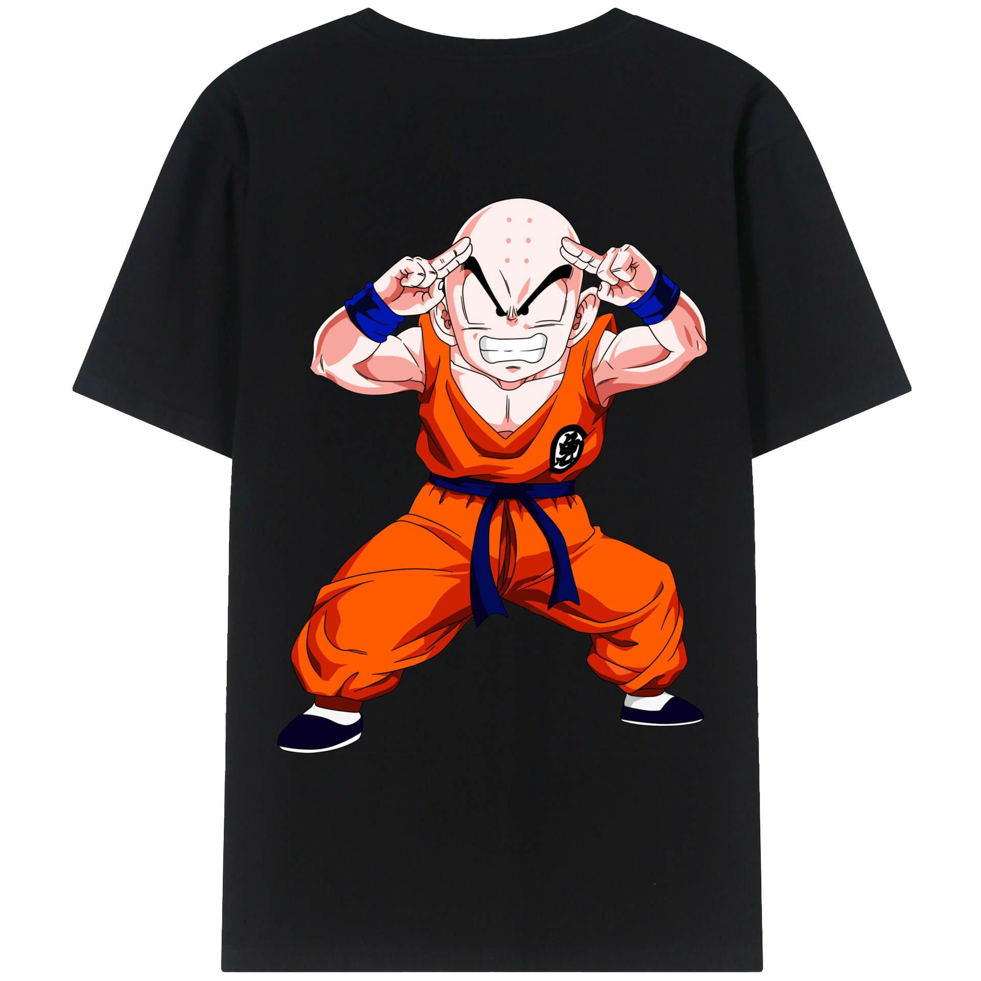 （画像用） ドラゴンボール クリリン DRAGON BALL krillin レディース半袖Tシャツ(バックプリント)