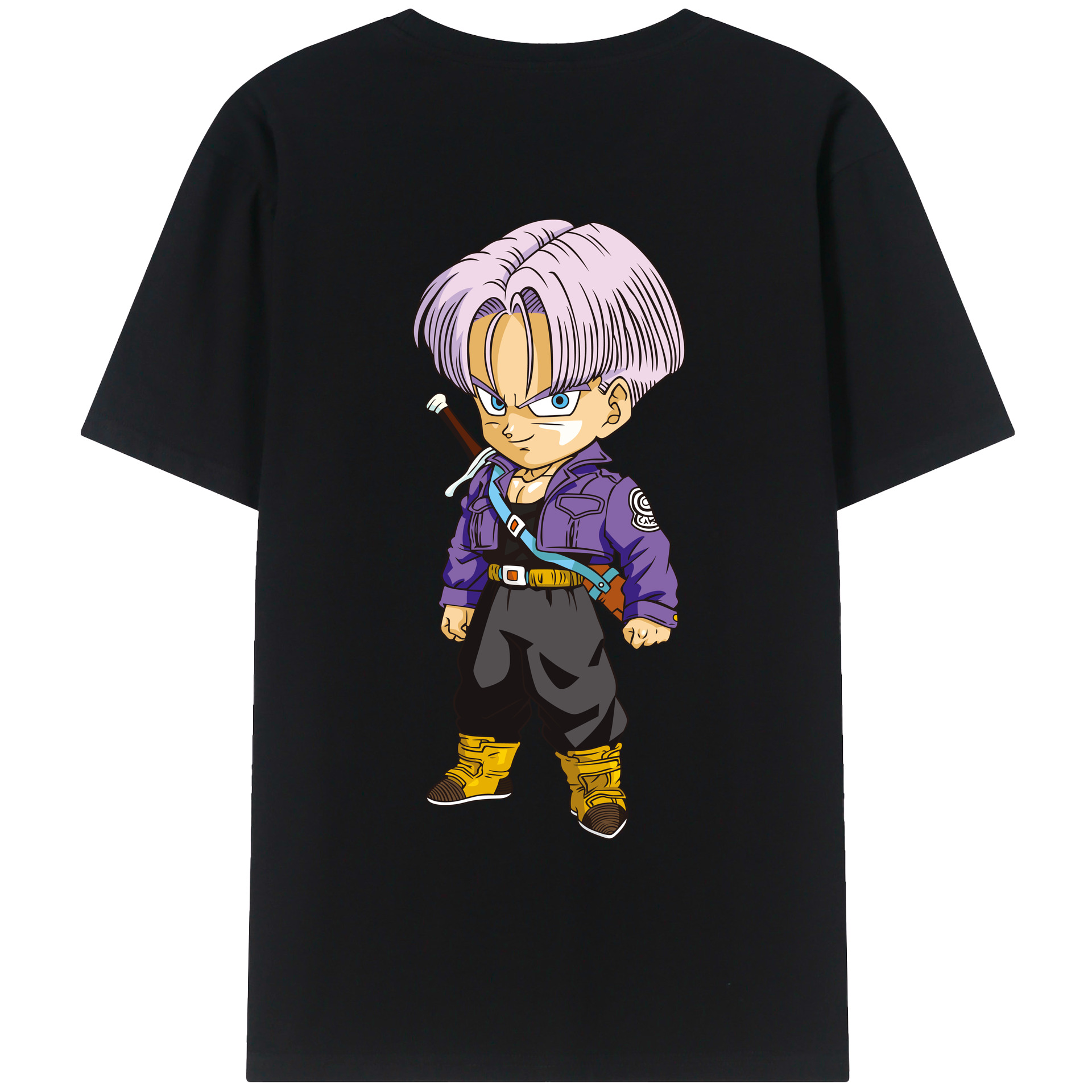 （画像用） ドラゴンボール トランクス（Torankusu）DRAGON BALL Trunks レディース半袖Tシャツ(バックプリント)
