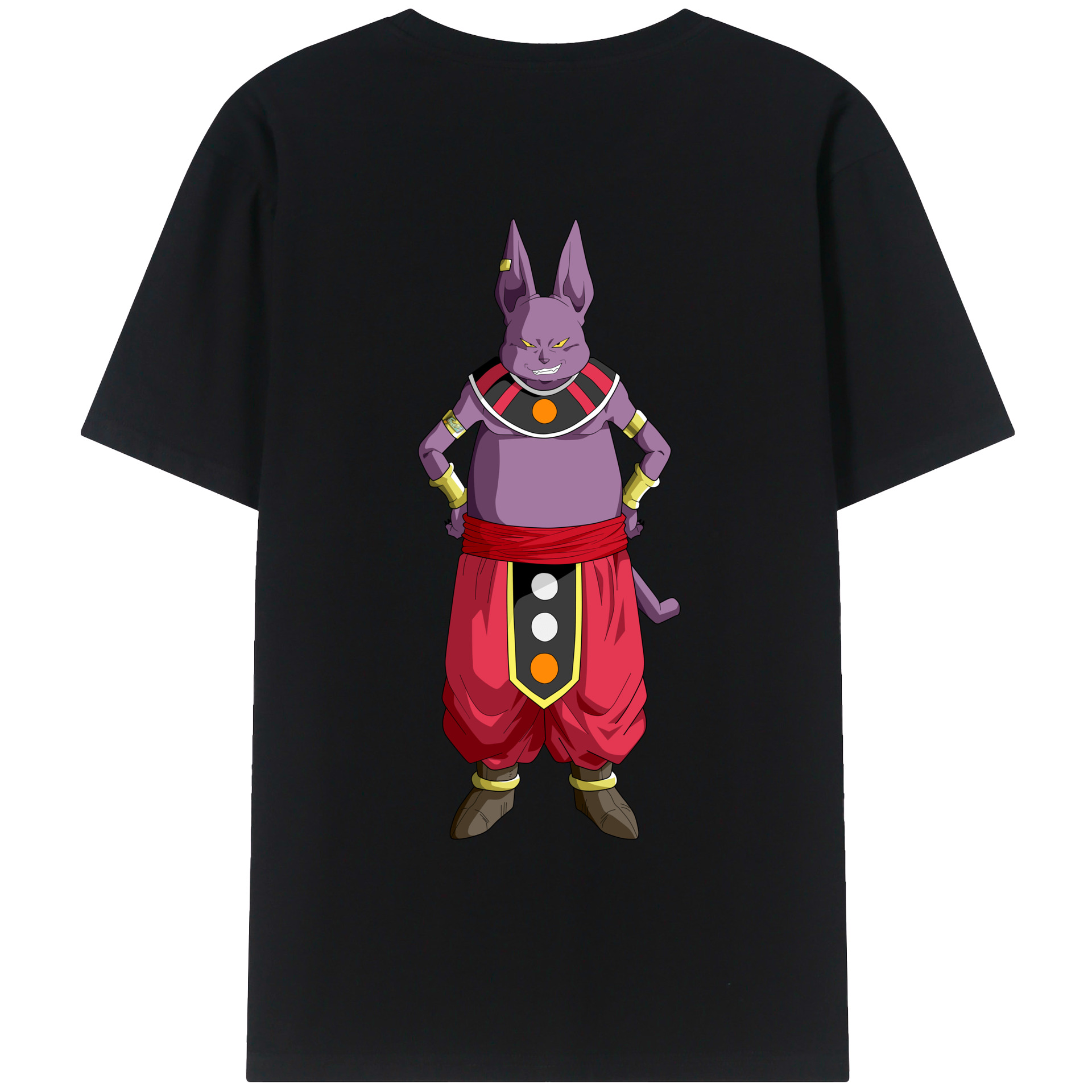 （画像用） ドラゴンボール シャンパ DRAGON BALL Champa レディース半袖Tシャツ(バックプリント)