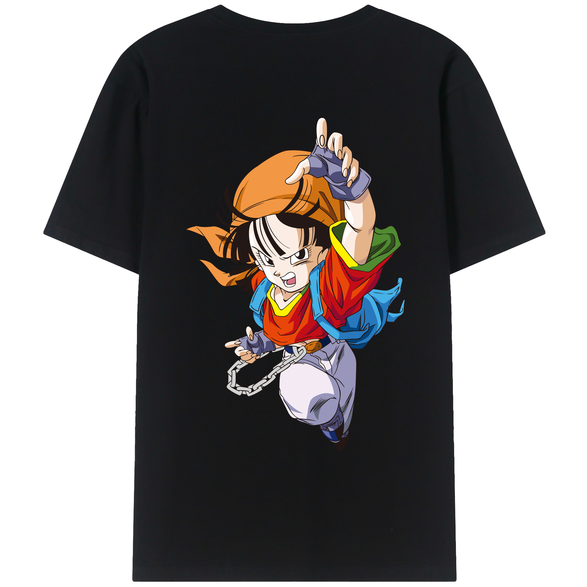 （画像用） ドラゴンボール パン DRAGON BALL Pan レディース半袖Tシャツ(バックプリント)