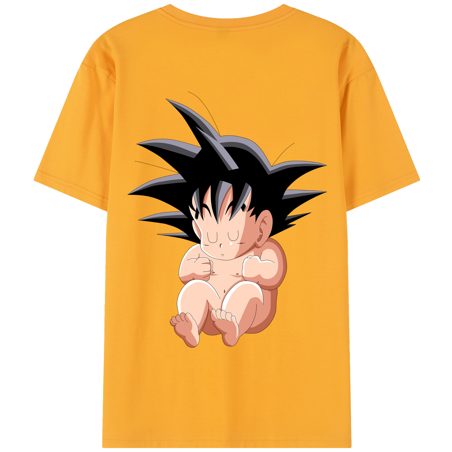 （画像用） ドラゴンボール 孫悟空（そん ごくう）Son Goku カカロット DRAGON BALL Kakarotto レディース半袖Tシャツ(バックプリント)