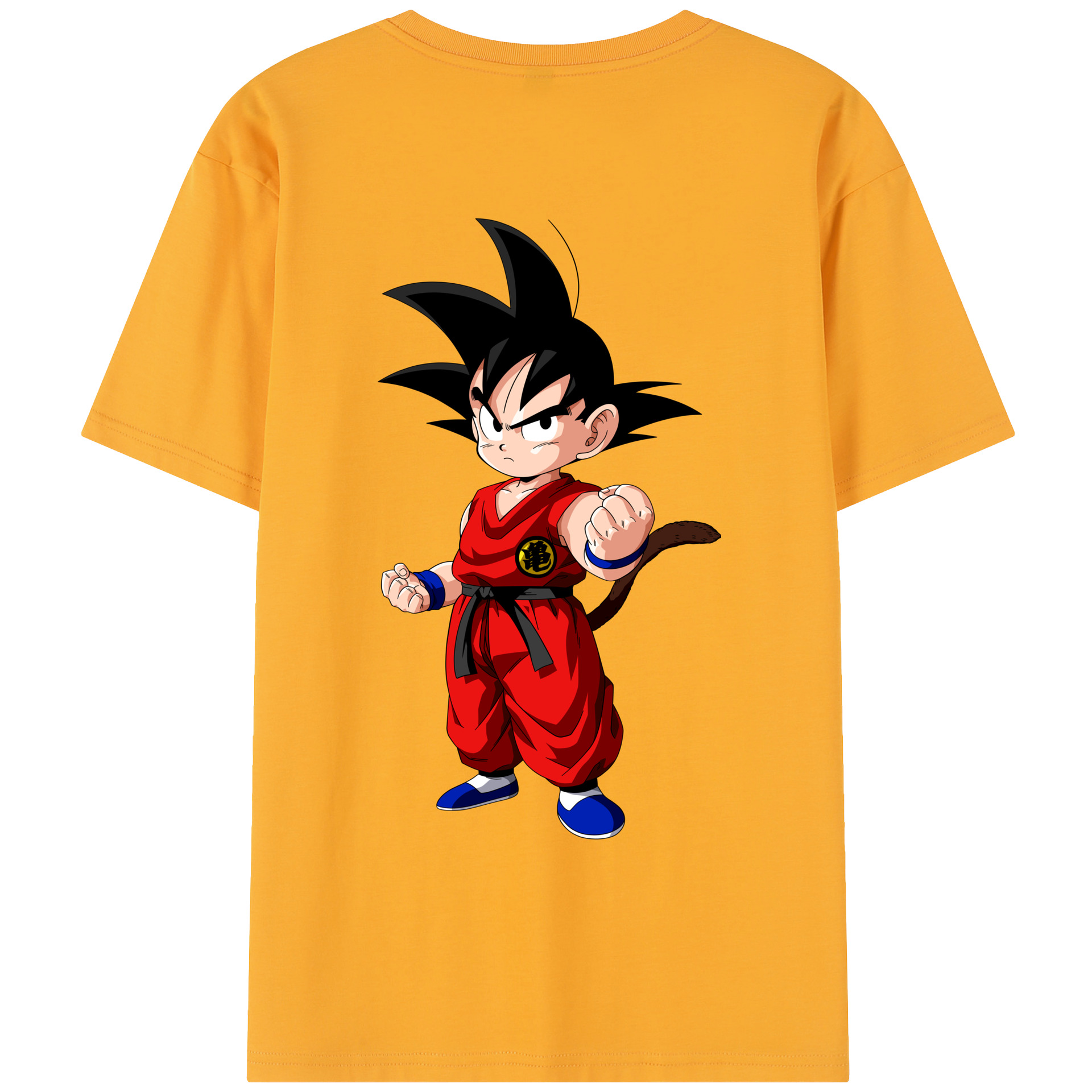 （画像用） ドラゴンボール 孫悟空（そん ごくう）Son Goku カカロット DRAGON BALL Kakarotto レディース半袖Tシャツ(バックプリント)