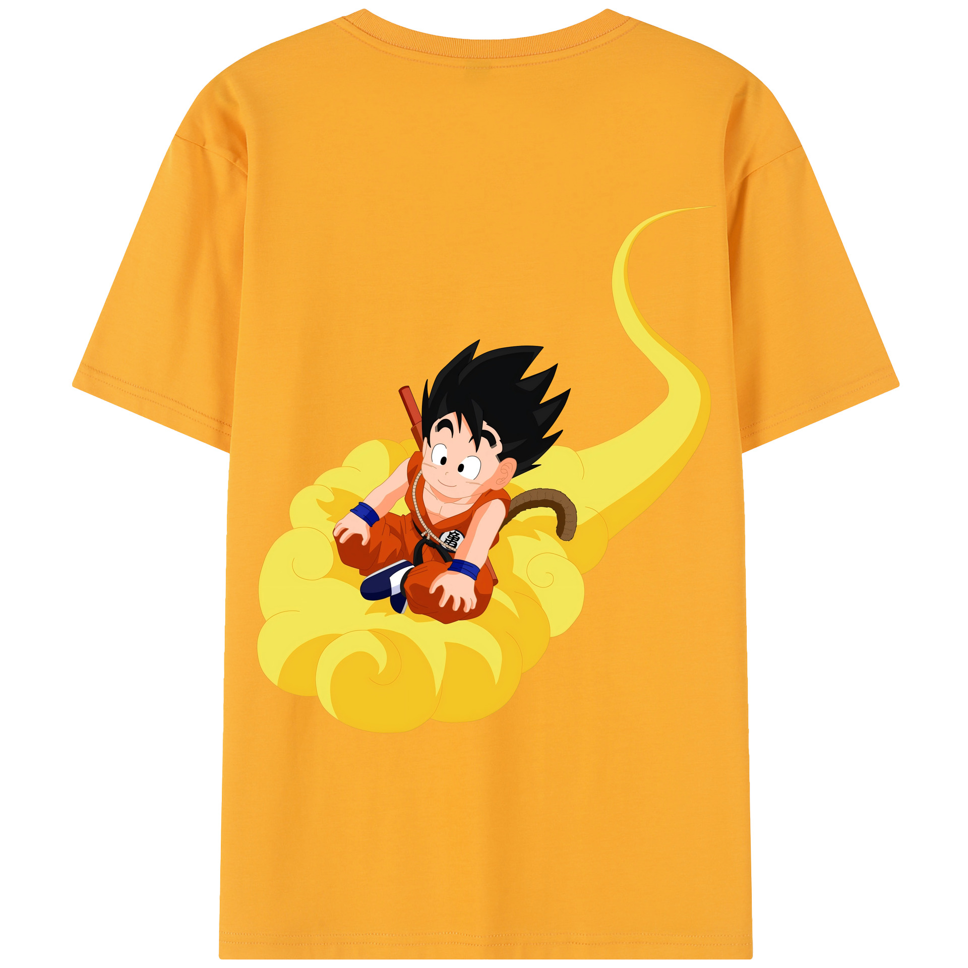 （画像用） ドラゴンボール 孫悟空（そん ごくう）Son Goku カカロット DRAGON BALL Kakarotto レディース半袖Tシャツ(バックプリント)