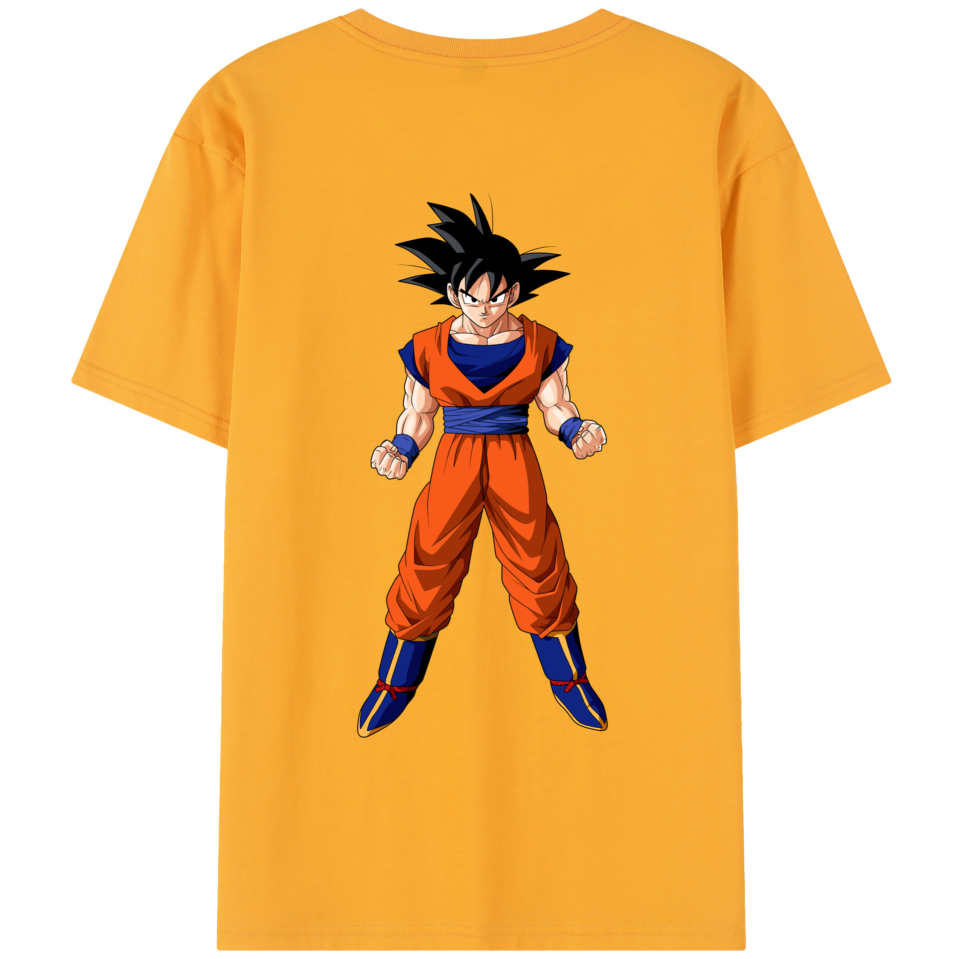 （画像用） ドラゴンボール 孫悟空（そん ごくう）Son Goku カカロット DRAGON BALL Kakarotto レディース半袖Tシャツ(バックプリント)