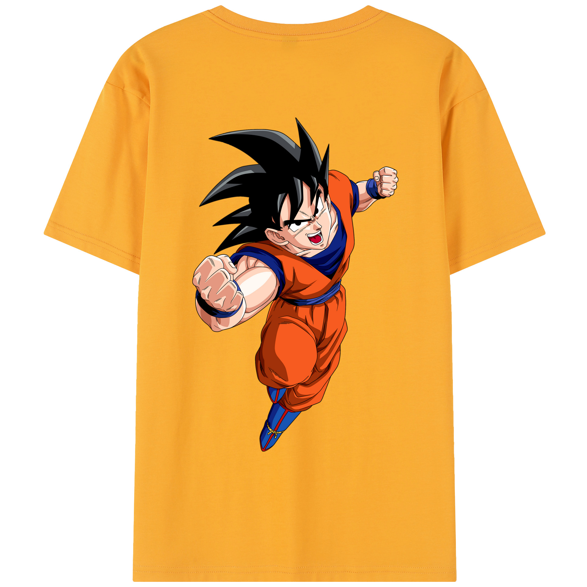 （画像用） ドラゴンボール 孫悟空（そん ごくう）Son Goku カカロット DRAGON BALL Kakarotto レディース半袖Tシャツ(バックプリント)