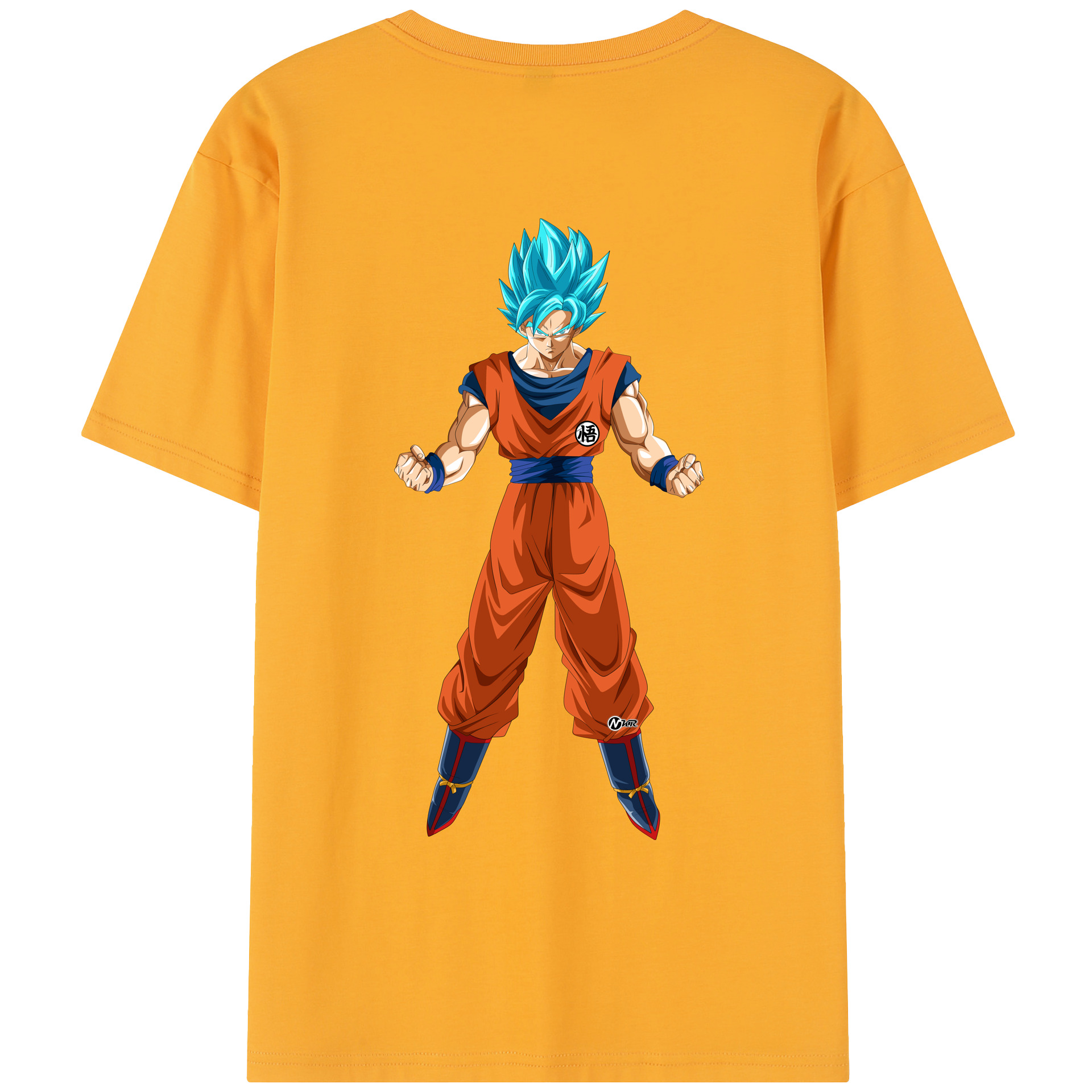 （画像用） ドラゴンボール 孫悟空（そん ごくう）Son Goku カカロット DRAGON BALL Kakarotto レディース半袖Tシャツ(バックプリント)