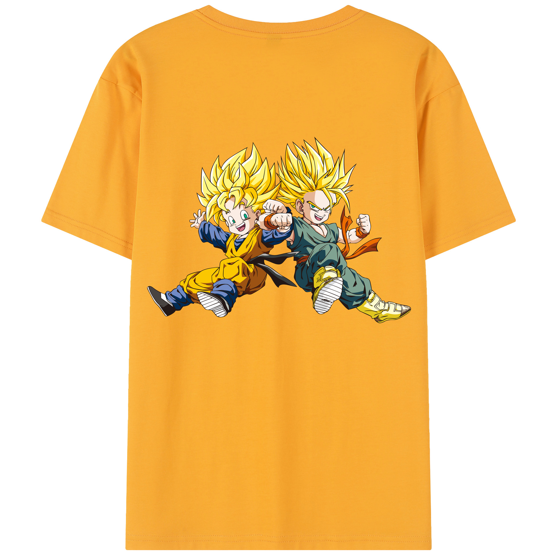 （画像用） ドラゴンボール 孫悟空（そん ごくう）Son Goku カカロット DRAGON BALL Kakarotto レディース半袖Tシャツ(バックプリント)