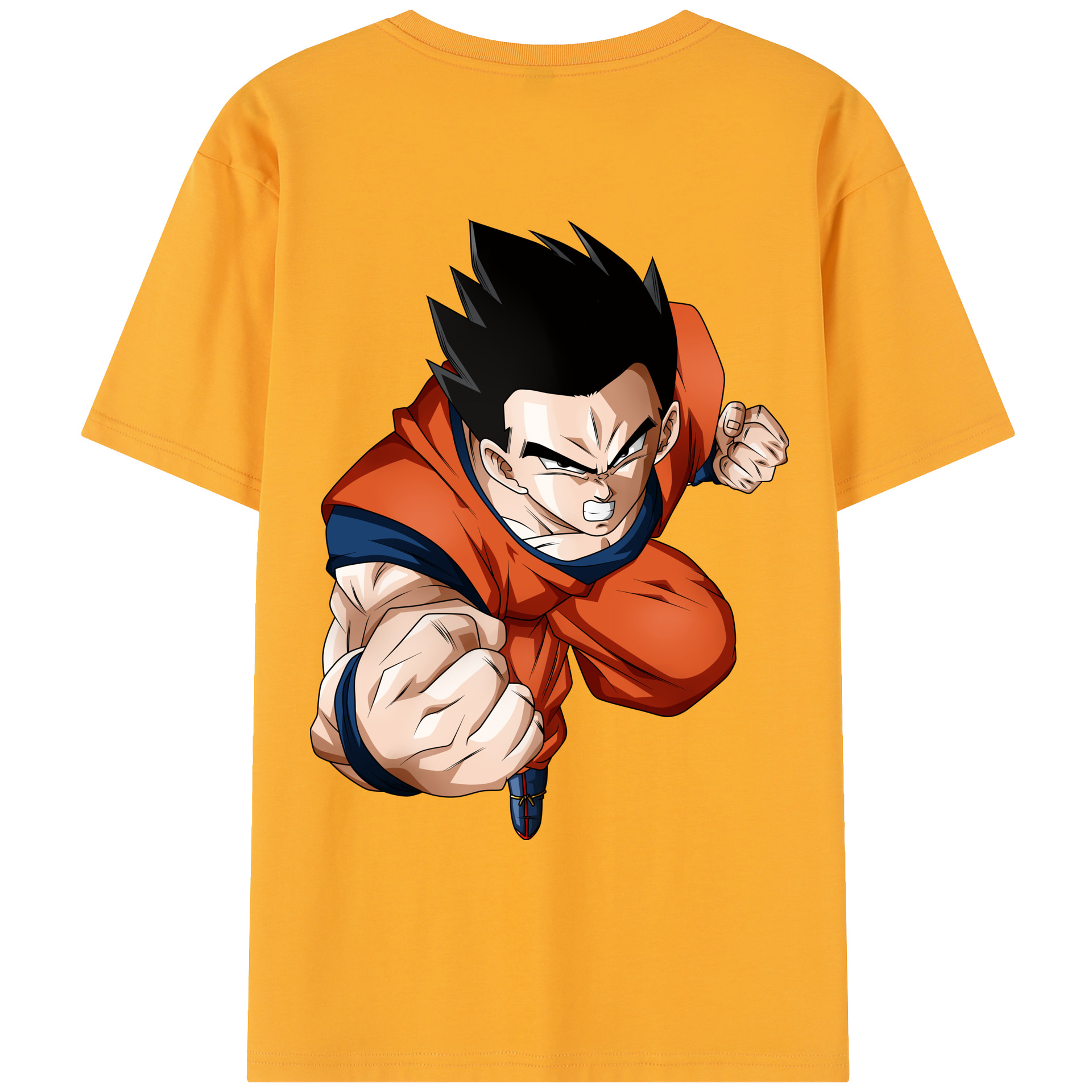 （画像用） ドラゴンボール 孫 悟飯（そんごはん）DRAGON BALL Son Gohan レディース半袖Tシャツ(バックプリント)