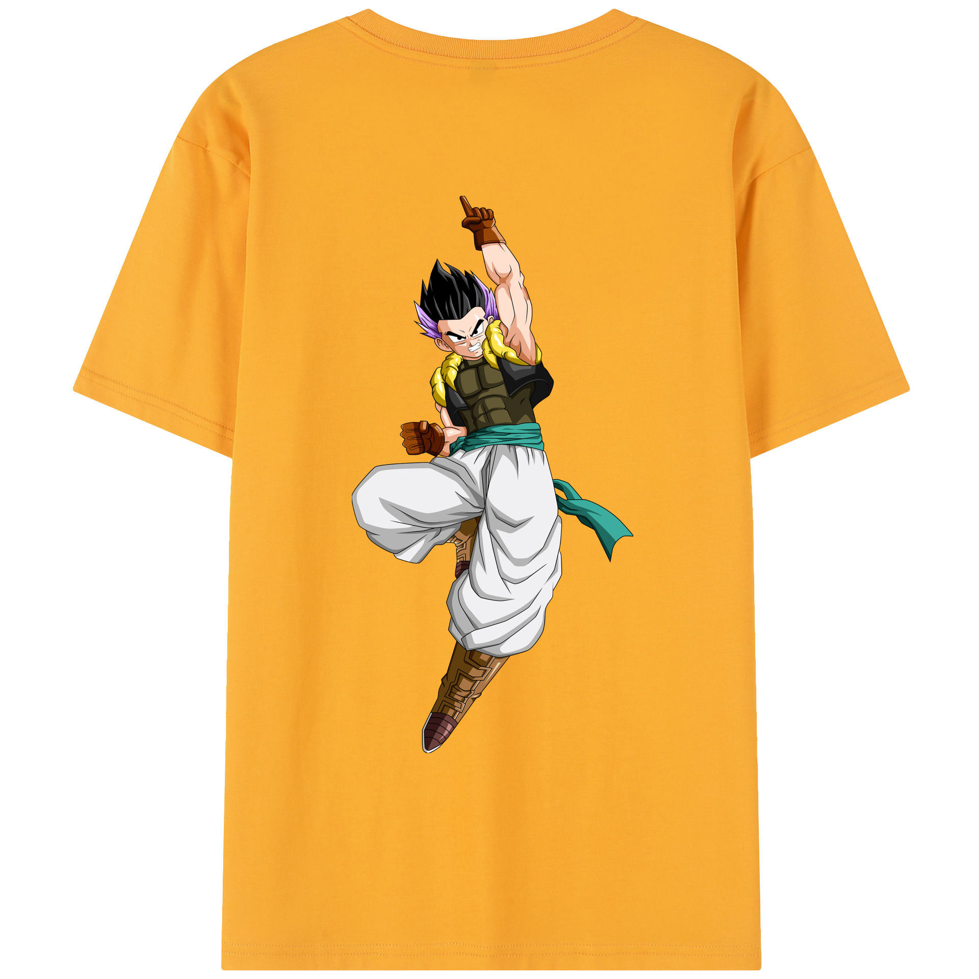 （画像用） ドラゴンボール 孫 悟飯（そんごはん）DRAGON BALL Son Gohan レディース半袖Tシャツ(バックプリント)