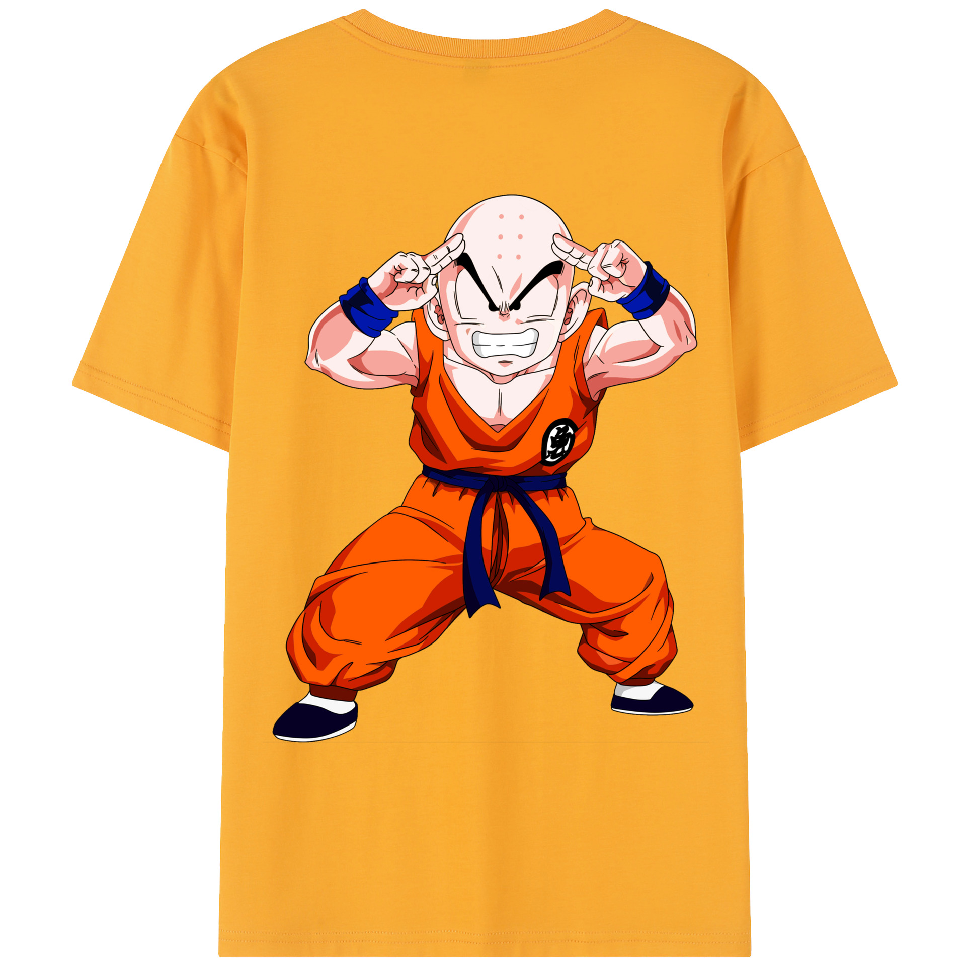 （画像用） ドラゴンボール クリリン DRAGON BALL krillin レディース半袖Tシャツ(バックプリント)