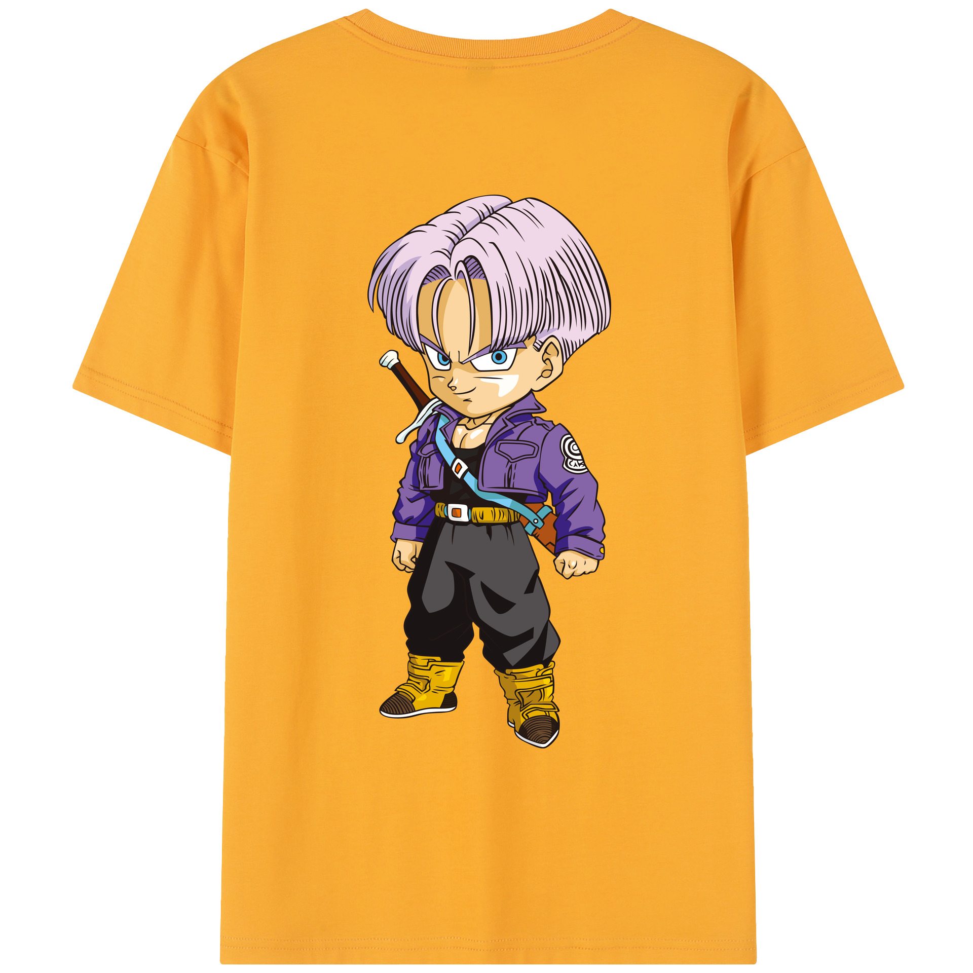 （画像用） ドラゴンボール トランクス（Torankusu）DRAGON BALL Trunks レディース半袖Tシャツ(バックプリント)
