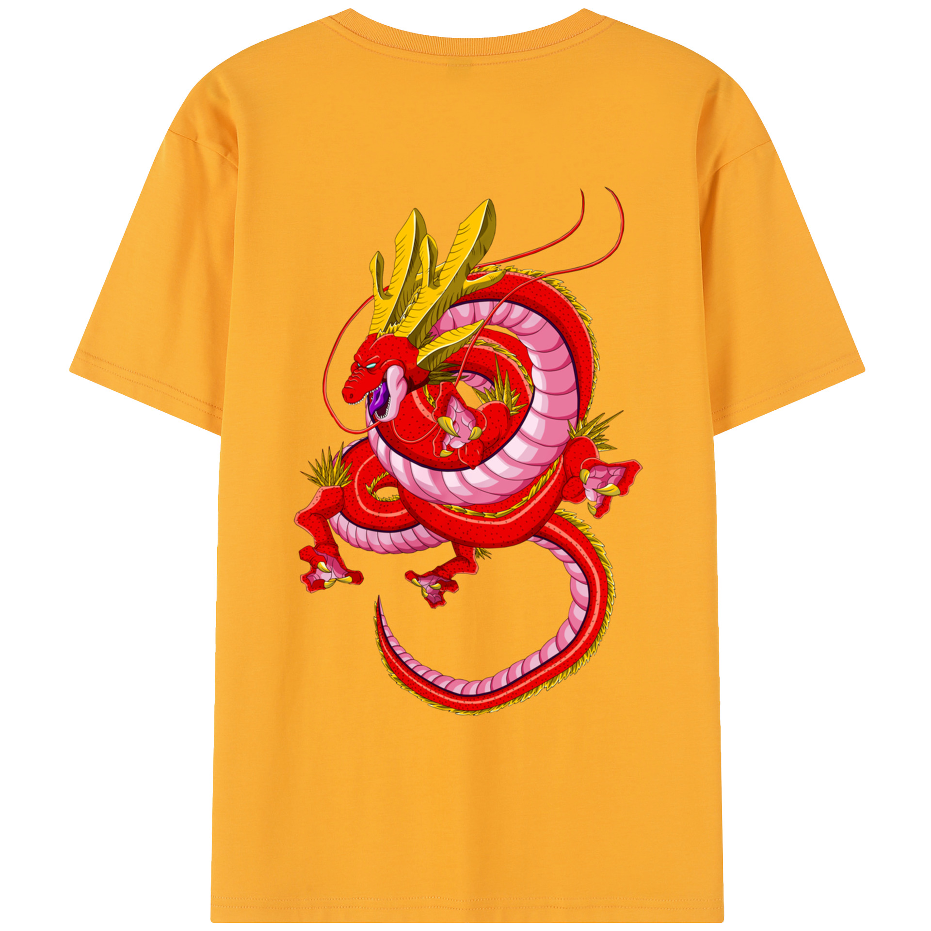 （画像用） ドラゴンボール 神龍 シェンロン DRAGON BALL Shenron レディース半袖Tシャツ(バックプリント)