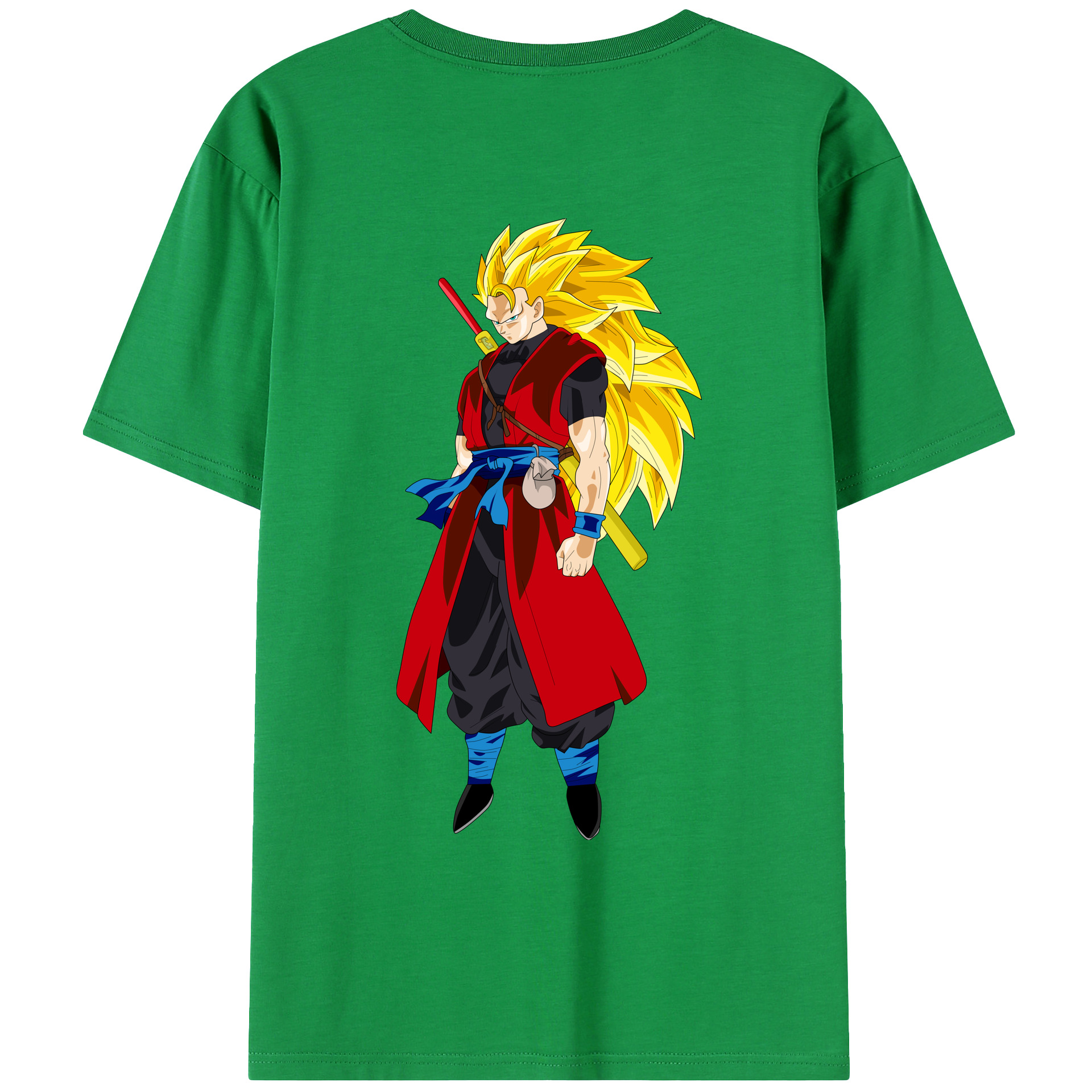 （画像用） ドラゴンボール トランクス（Torankusu）DRAGON BALL Trunks レディース半袖Tシャツ(バックプリント)