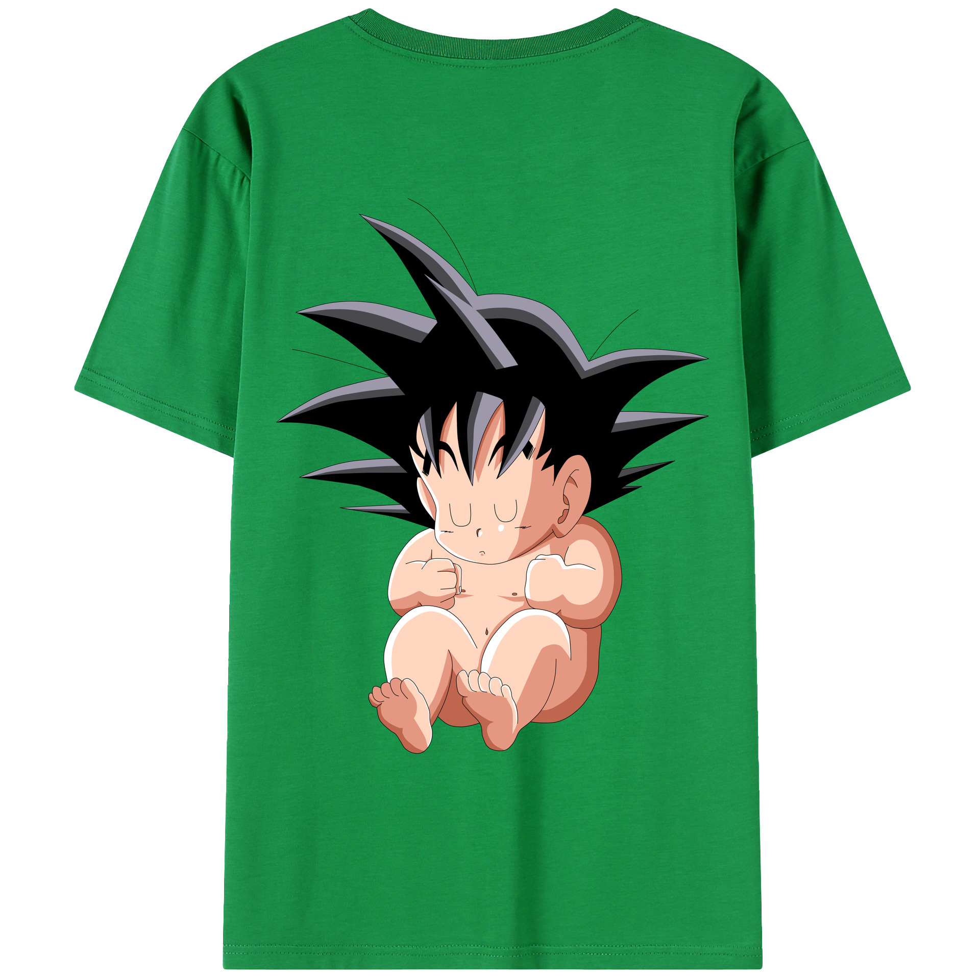 （画像用） ドラゴンボール 孫悟空（そん ごくう）Son Goku カカロット DRAGON BALL Kakarotto レディース半袖Tシャツ(バックプリント)