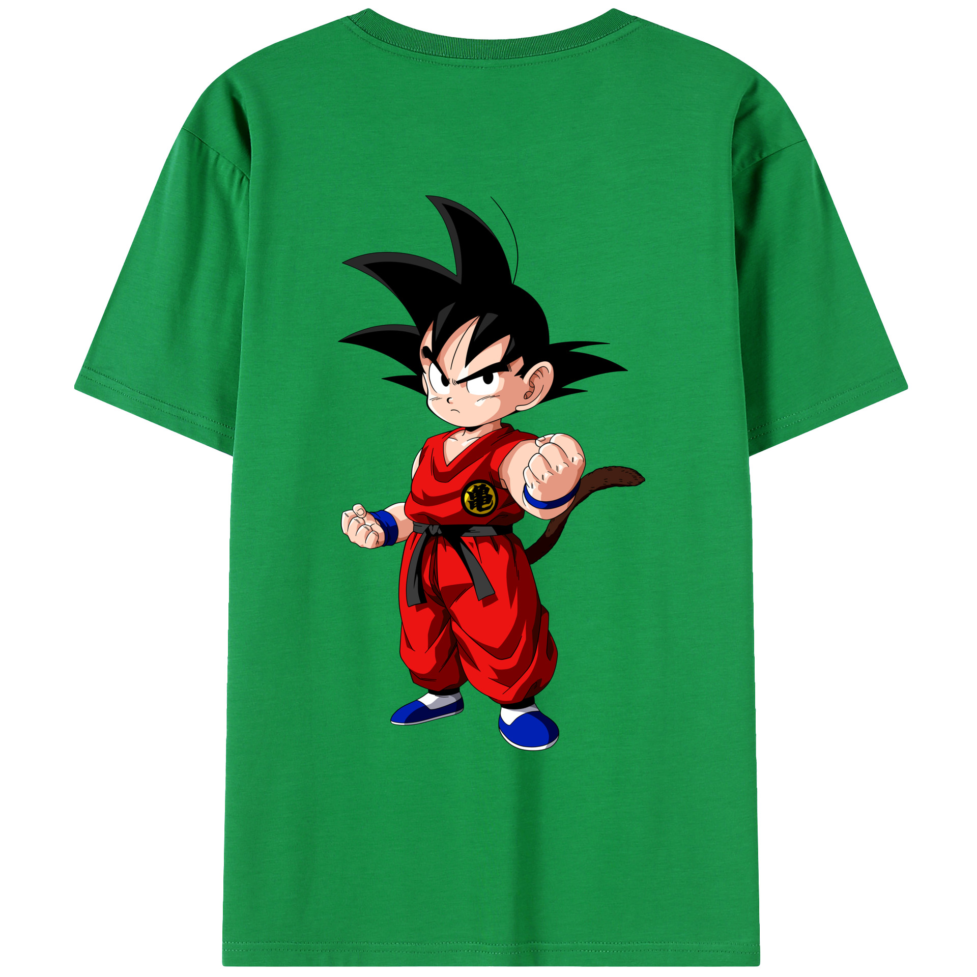 （画像用） ドラゴンボール 孫悟空（そん ごくう）Son Goku カカロット DRAGON BALL Kakarotto レディース半袖Tシャツ(バックプリント)