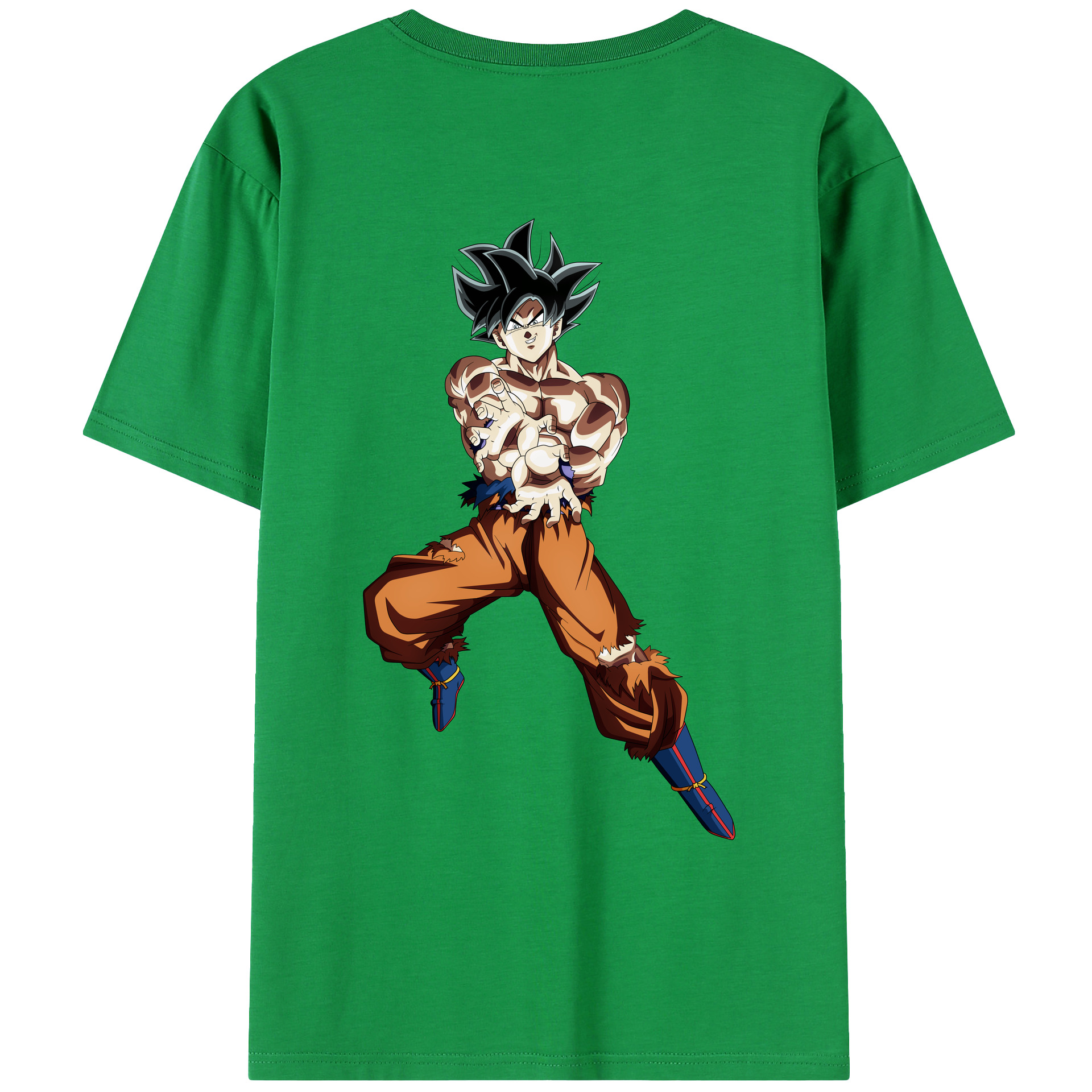 （画像用） ドラゴンボール 孫悟空（そん ごくう）Son Goku カカロット DRAGON BALL Kakarotto レディース半袖Tシャツ(バックプリント)