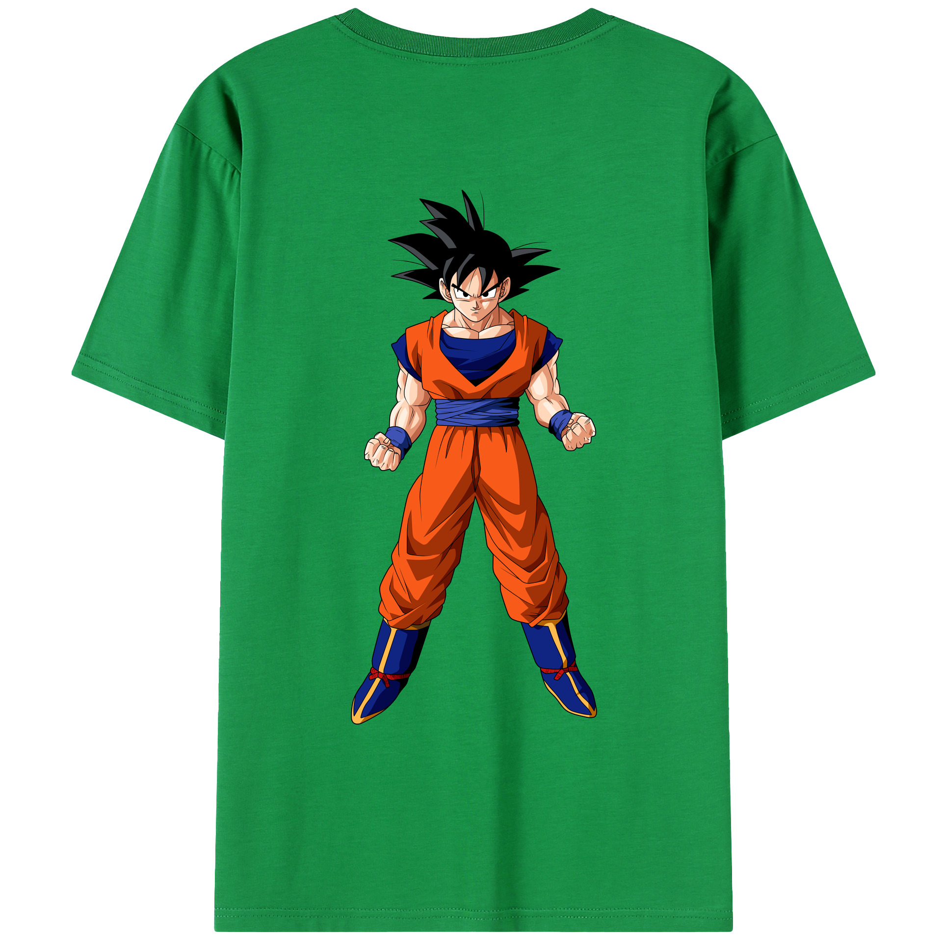 （画像用） ドラゴンボール 孫悟空（そん ごくう）Son Goku カカロット DRAGON BALL Kakarotto レディース半袖Tシャツ(バックプリント)