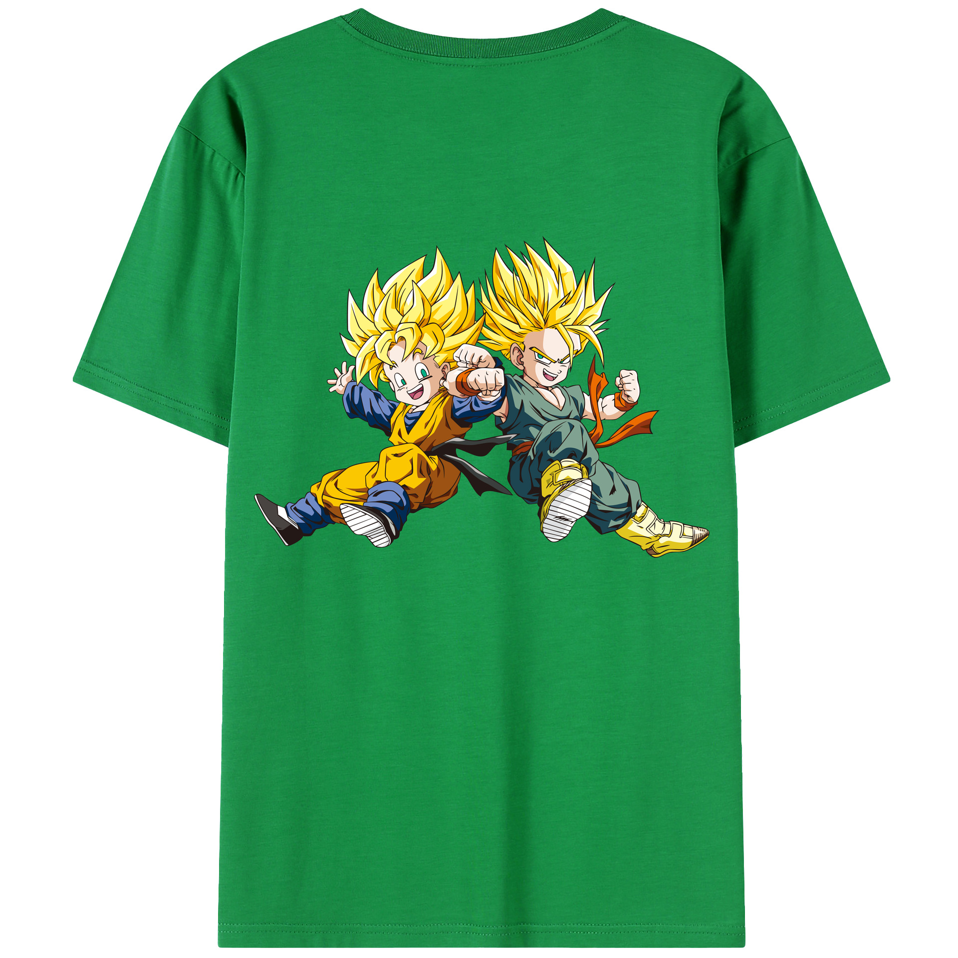 （画像用） ドラゴンボール 孫悟空（そん ごくう）Son Goku カカロット DRAGON BALL Kakarotto レディース半袖Tシャツ(バックプリント)