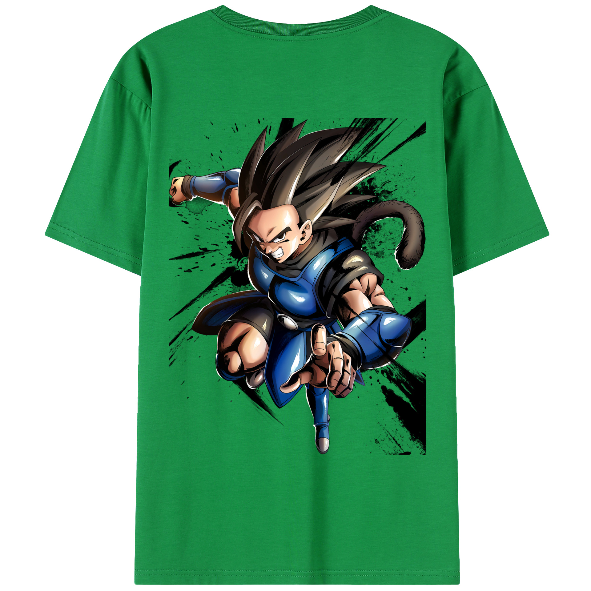 （画像用） ドラゴンボール ベジータ四世（Bejīta Yonsei）DRAGON BALL Vegeta IV レディース半袖Tシャツ(バックプリント)