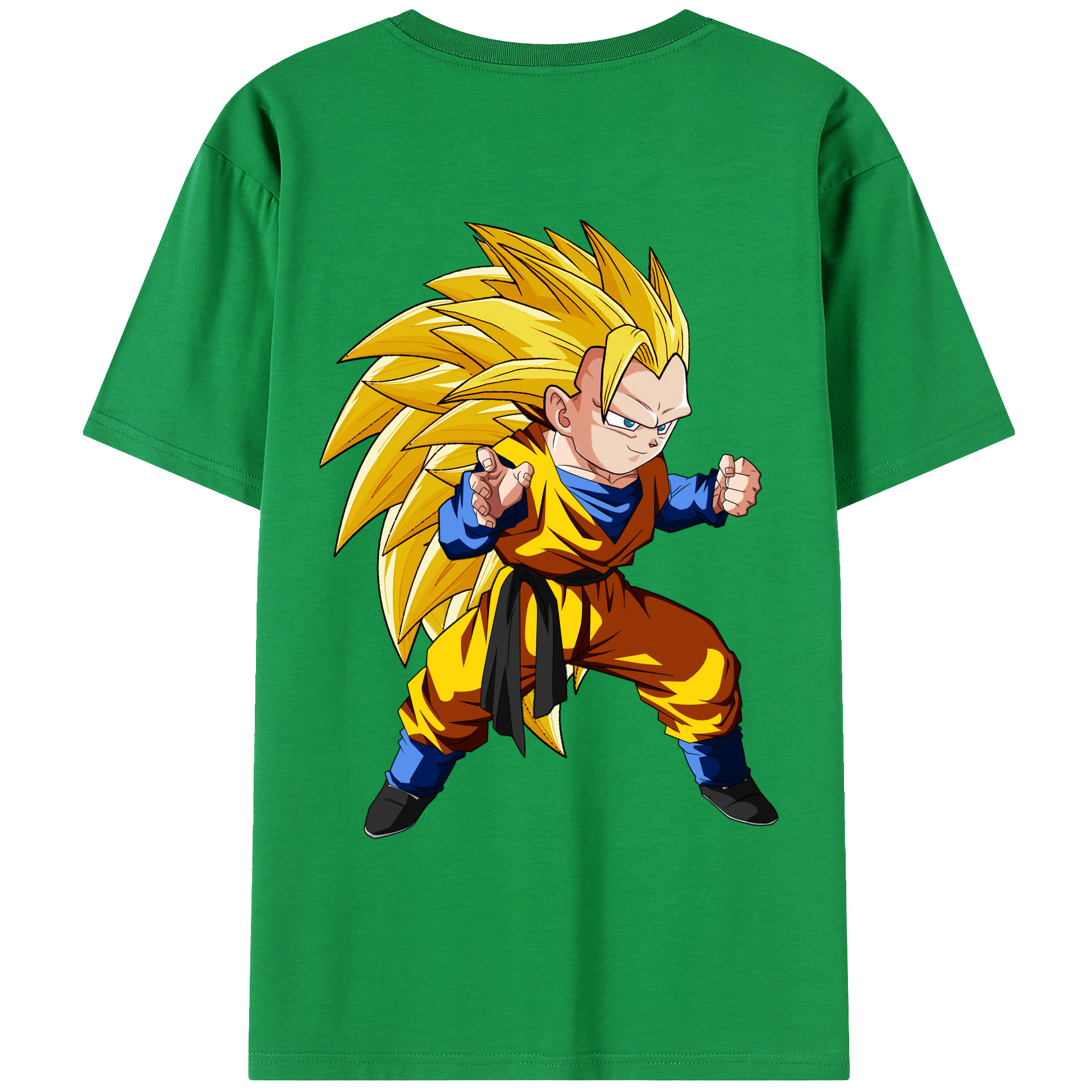 （画像用） ドラゴンボール ベジータ四世（Bejīta Yonsei）DRAGON BALL Vegeta IV レディース半袖Tシャツ(バックプリント)