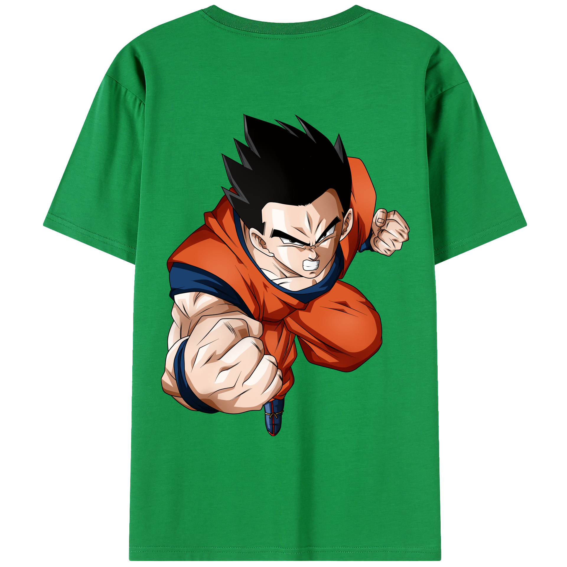 （画像用） ドラゴンボール 孫 悟飯（そんごはん）DRAGON BALL Son Gohan レディース半袖Tシャツ(バックプリント)