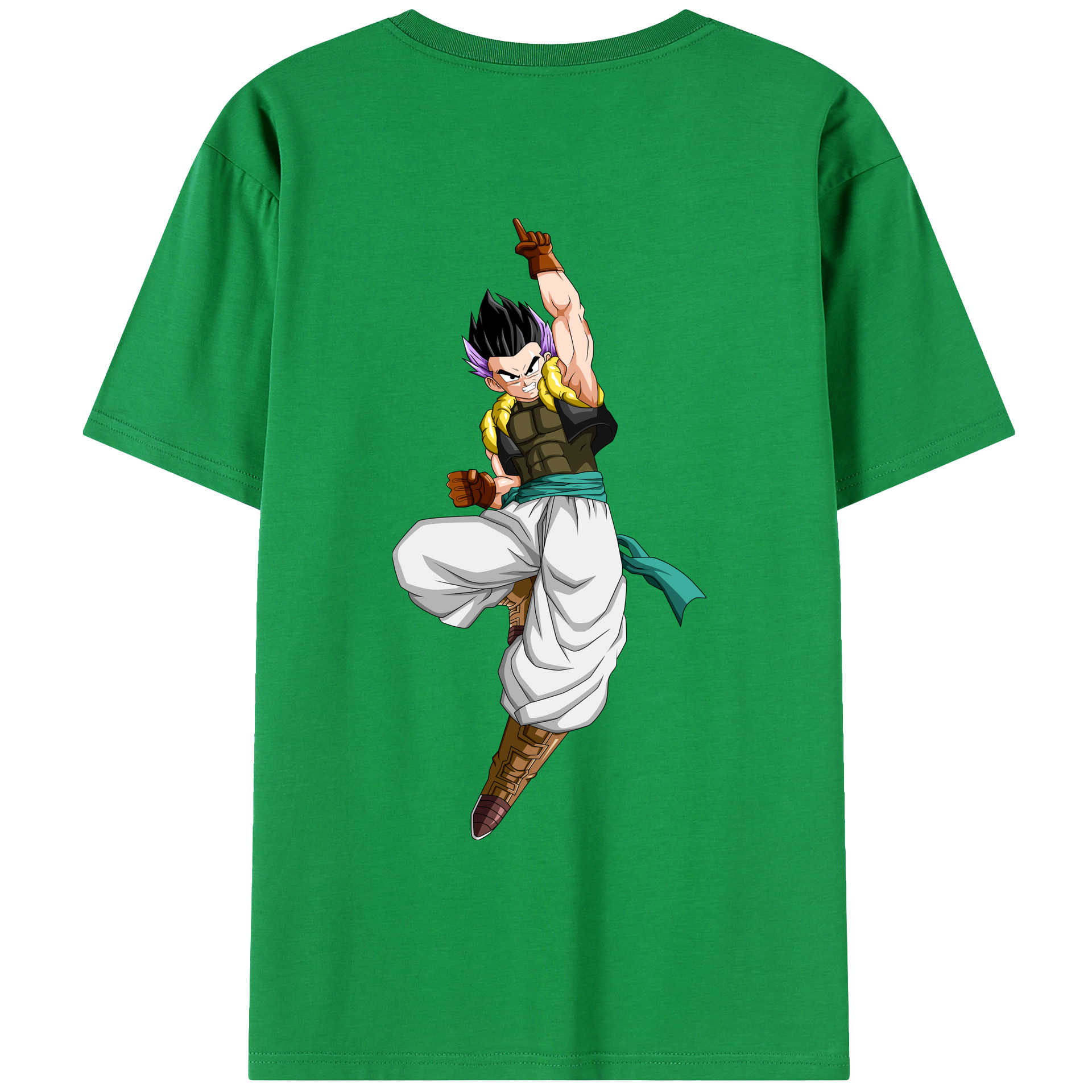 （画像用） ドラゴンボール 孫 悟飯（そんごはん）DRAGON BALL Son Gohan レディース半袖Tシャツ(バックプリント)