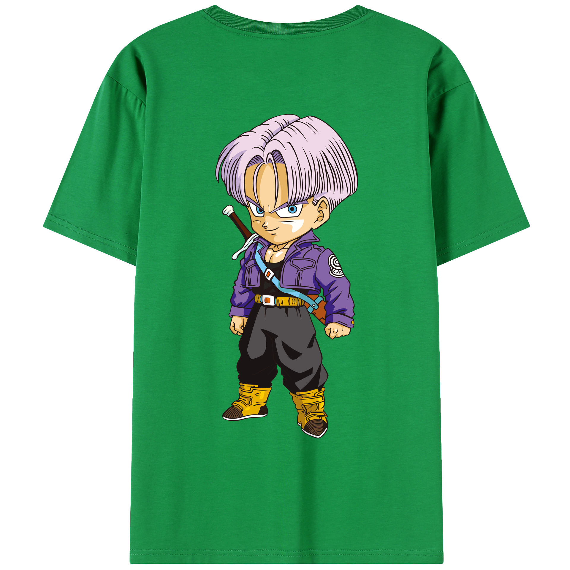 （画像用） ドラゴンボール トランクス（Torankusu）DRAGON BALL Trunks レディース半袖Tシャツ(バックプリント)