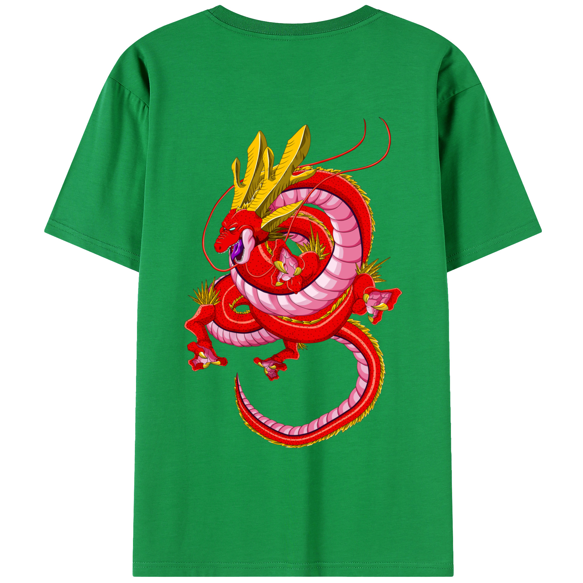 （画像用） ドラゴンボール 神龍 シェンロン DRAGON BALL Shenron レディース半袖Tシャツ(バックプリント)