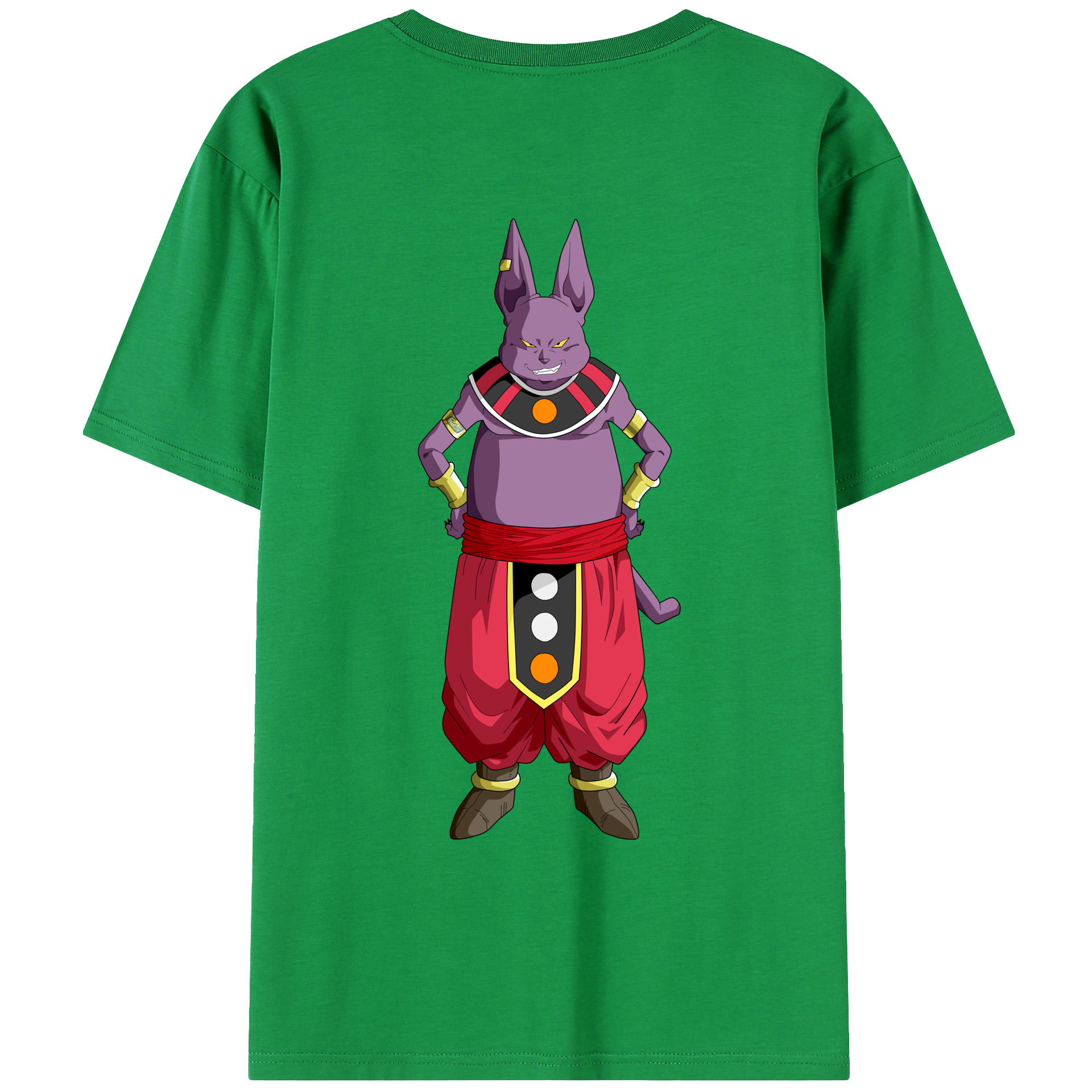 （画像用） ドラゴンボール シャンパ DRAGON BALL Champa レディース半袖Tシャツ(バックプリント)