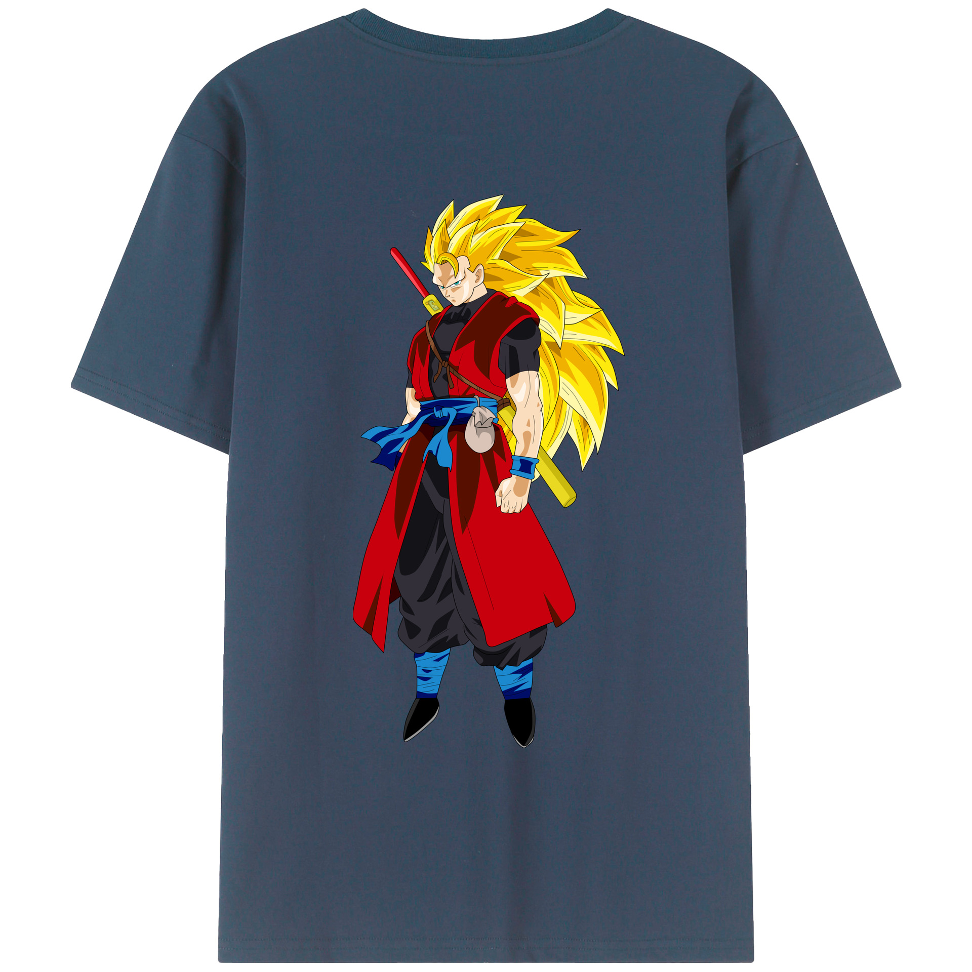 （画像用） ドラゴンボール トランクス（Torankusu）DRAGON BALL Trunks レディース半袖Tシャツ(バックプリント)