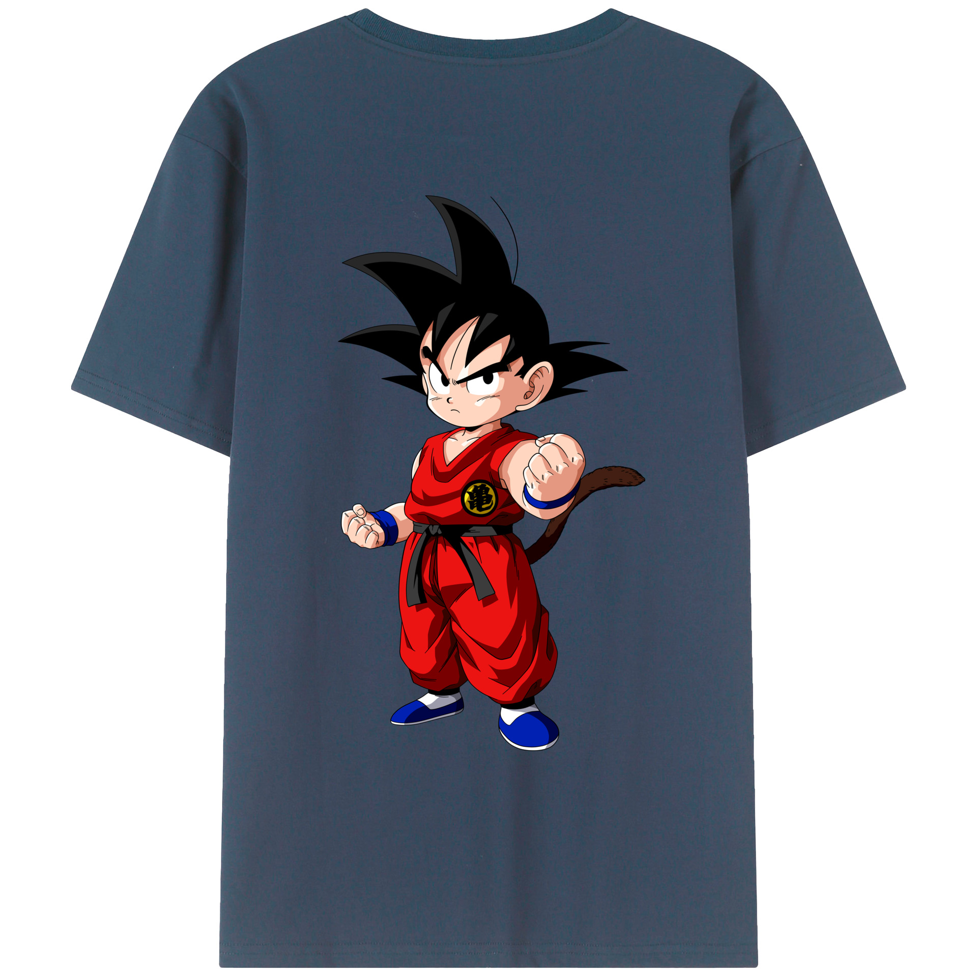 （画像用） ドラゴンボール 孫悟空（そん ごくう）Son Goku カカロット DRAGON BALL Kakarotto レディース半袖Tシャツ(バックプリント)
