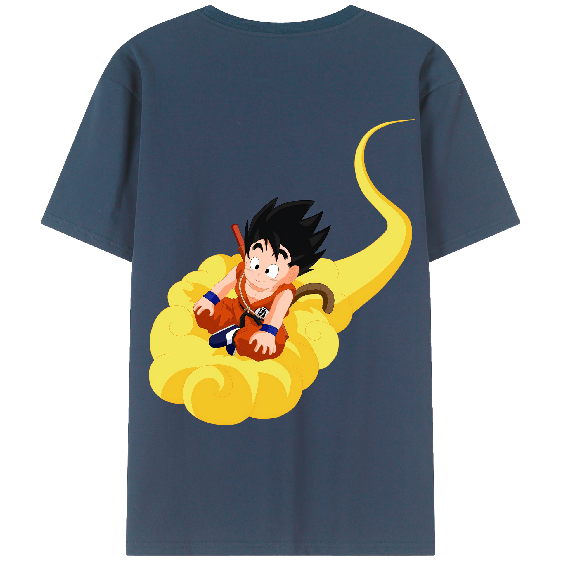 （画像用） ドラゴンボール 孫悟空（そん ごくう）Son Goku カカロット DRAGON BALL Kakarotto レディース半袖Tシャツ(バックプリント)