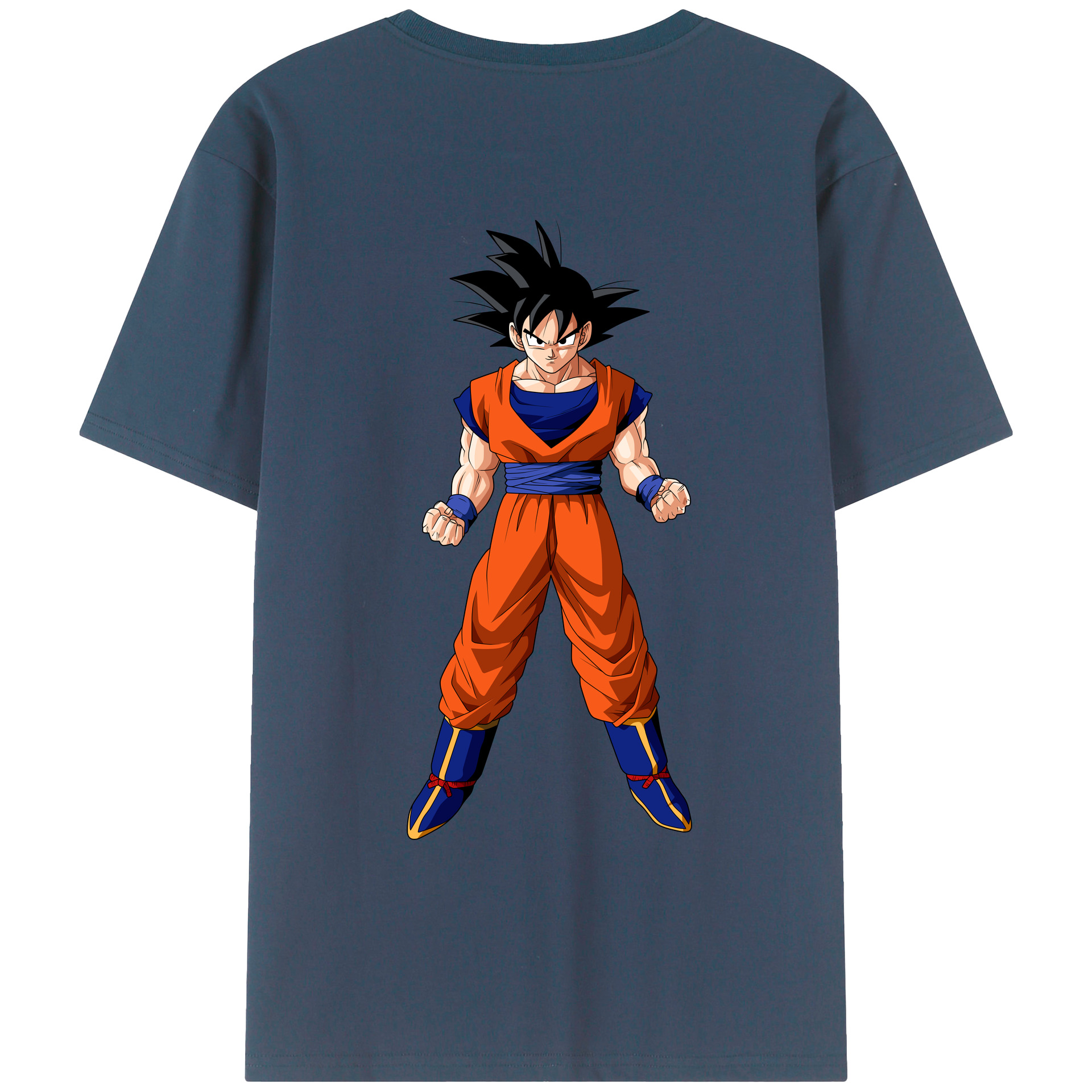 （画像用） ドラゴンボール 孫悟空（そん ごくう）Son Goku カカロット DRAGON BALL Kakarotto レディース半袖Tシャツ(バックプリント)