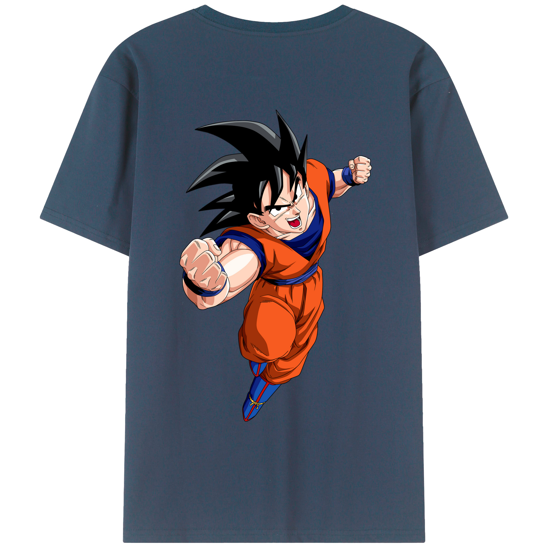 （画像用） ドラゴンボール 孫悟空（そん ごくう）Son Goku カカロット DRAGON BALL Kakarotto レディース半袖Tシャツ(バックプリント)