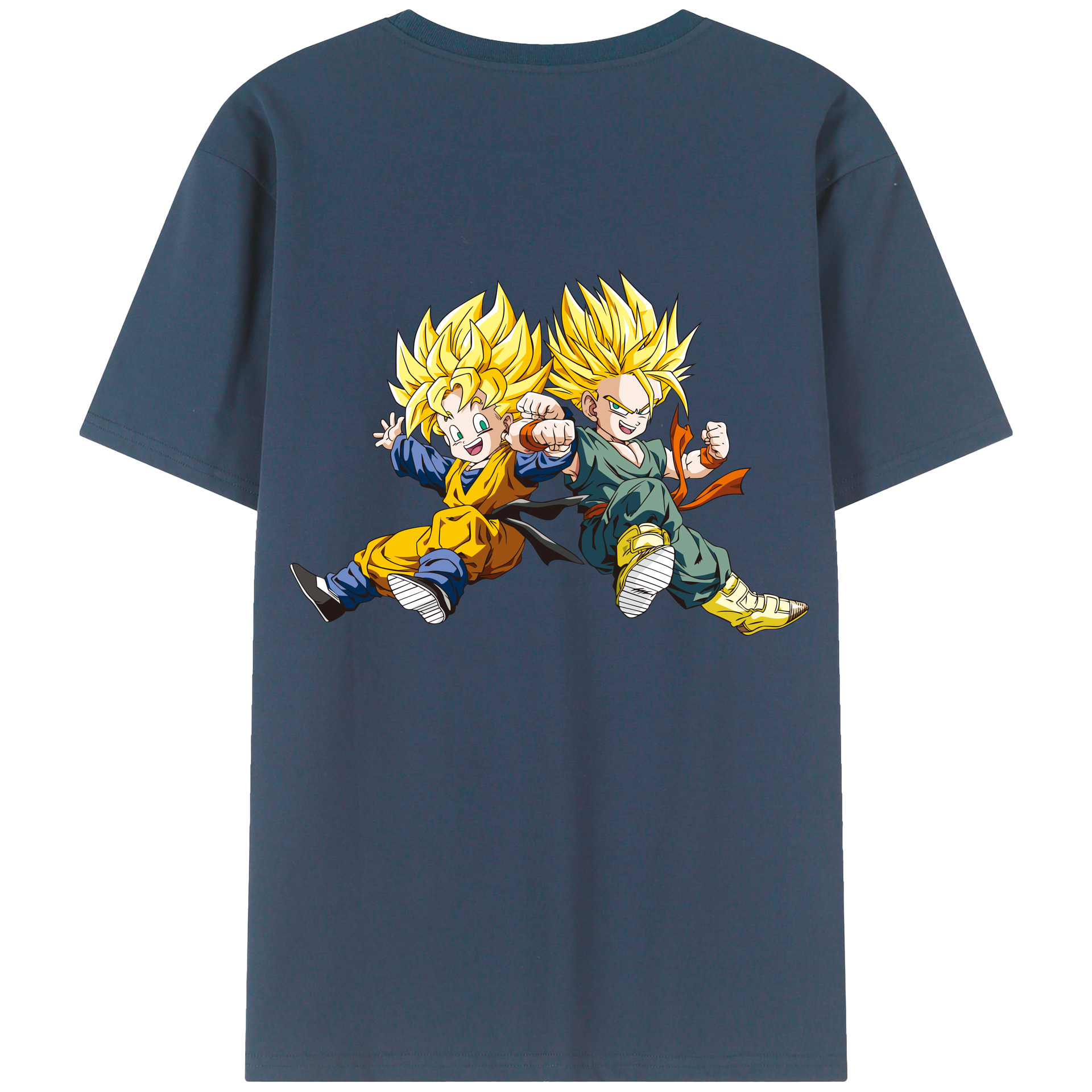 （画像用） ドラゴンボール 孫悟空（そん ごくう）Son Goku カカロット DRAGON BALL Kakarotto レディース半袖Tシャツ(バックプリント)