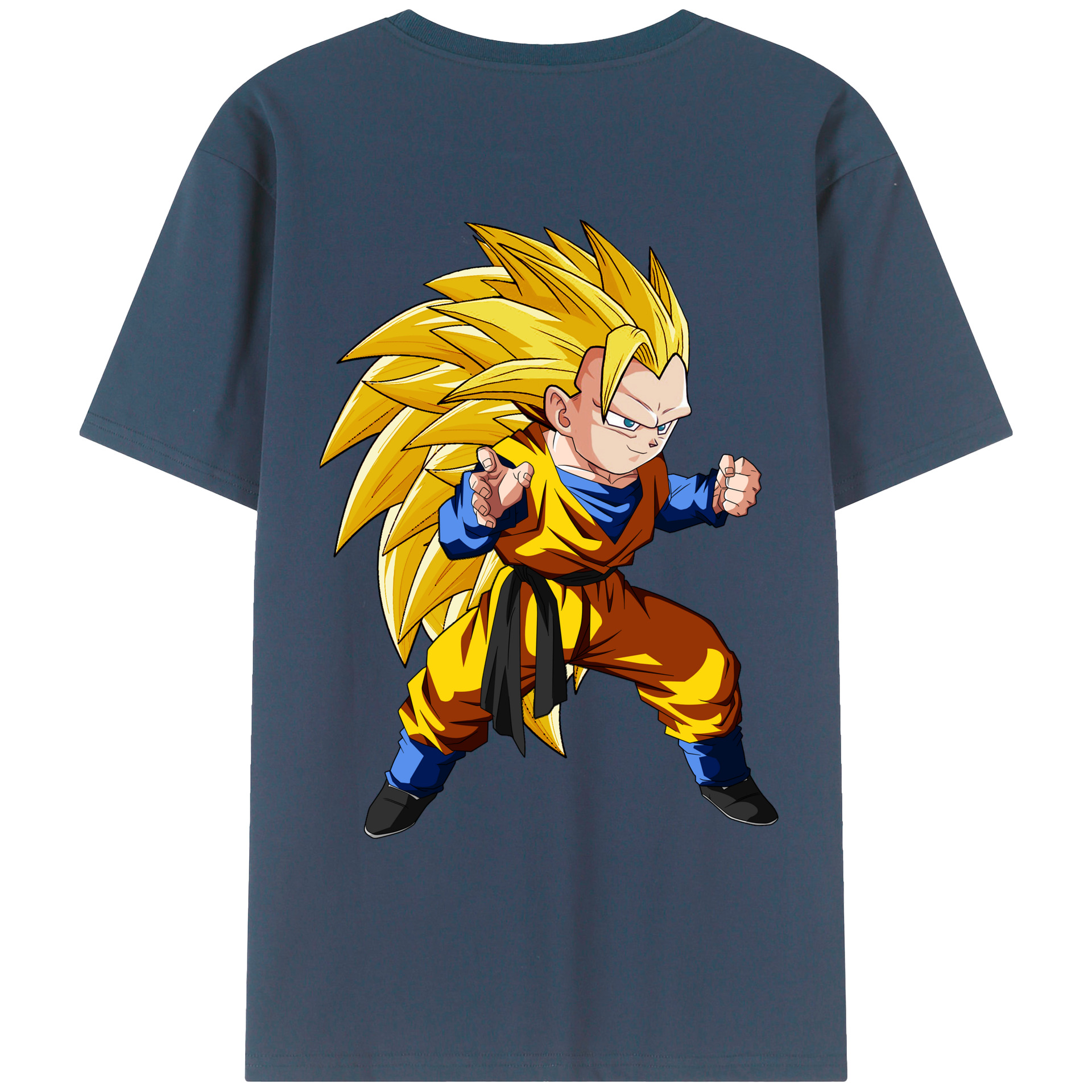 （画像用） ドラゴンボール ベジータ四世（Bejīta Yonsei）DRAGON BALL Vegeta IV レディース半袖Tシャツ(バックプリント)