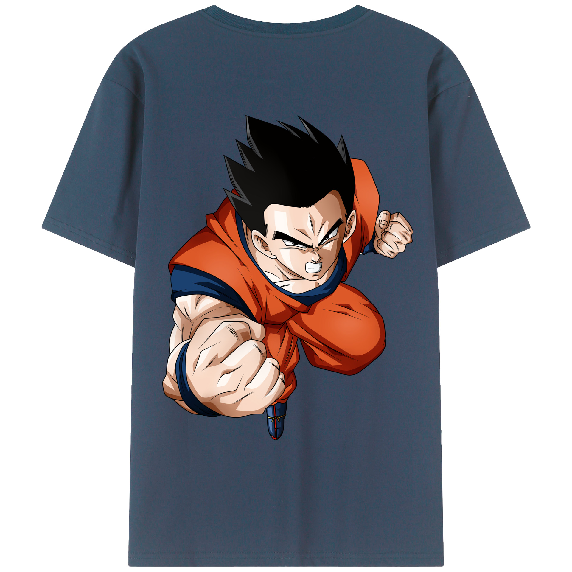 （画像用） ドラゴンボール 孫 悟飯（そんごはん）DRAGON BALL Son Gohan レディース半袖Tシャツ(バックプリント)