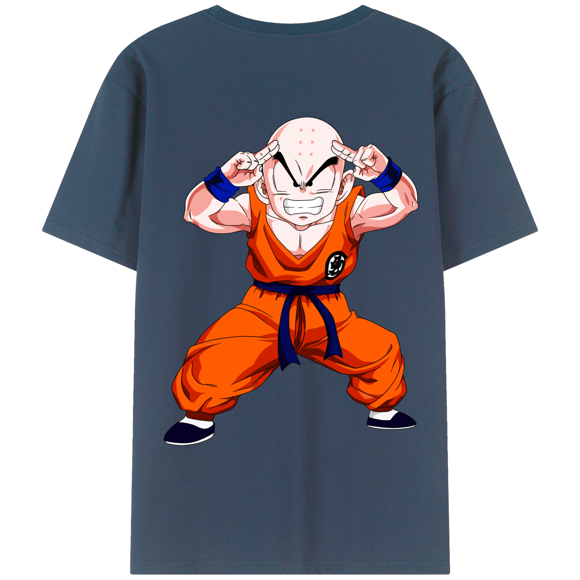 （画像用） ドラゴンボール クリリン DRAGON BALL krillin レディース半袖Tシャツ(バックプリント)