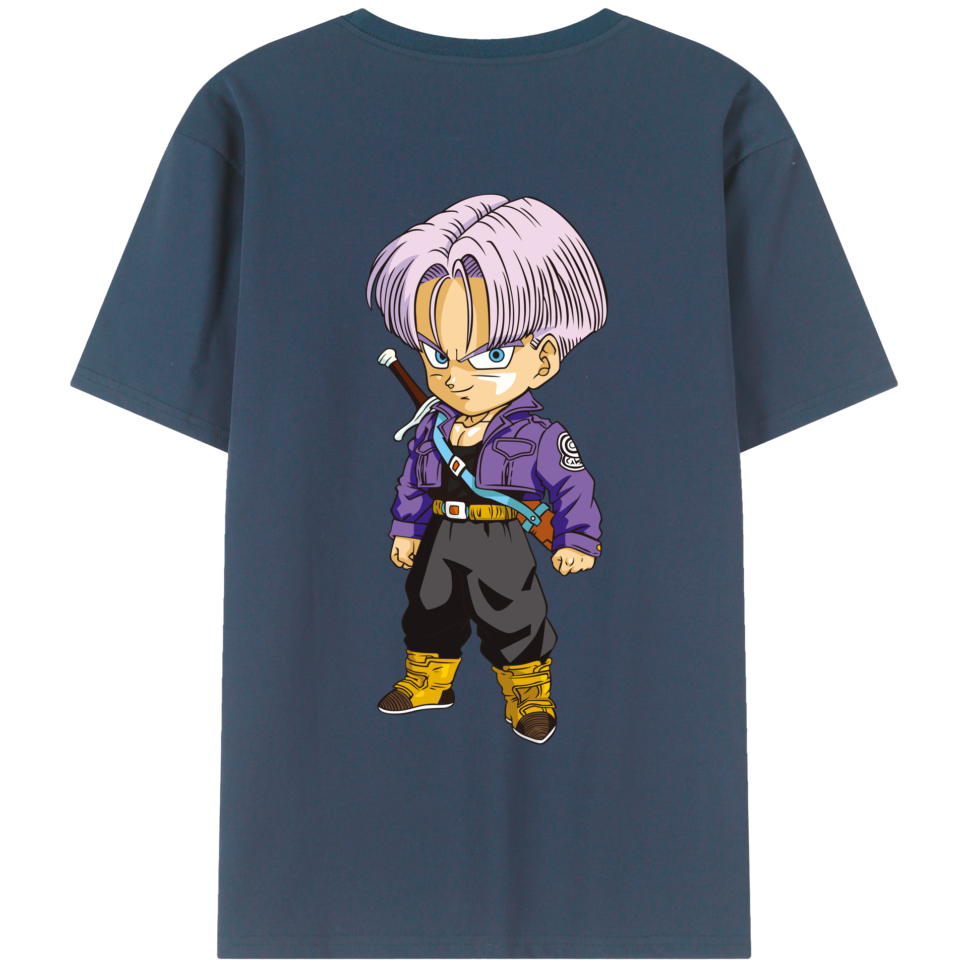 （画像用） ドラゴンボール トランクス（Torankusu）DRAGON BALL Trunks レディース半袖Tシャツ(バックプリント)