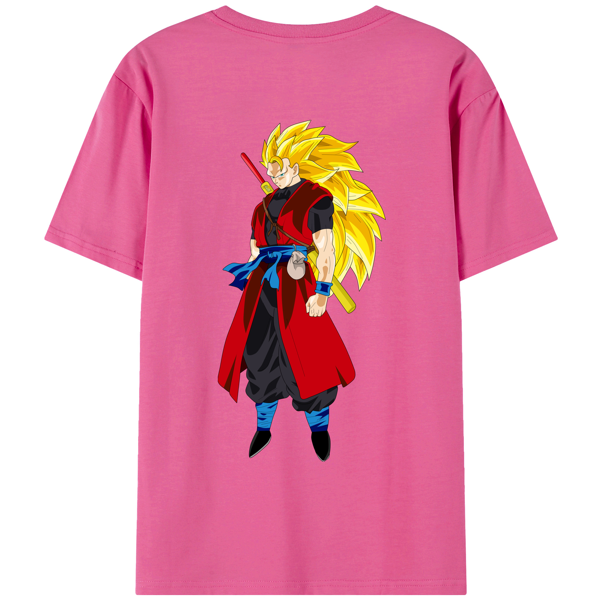 （画像用） ドラゴンボール トランクス（Torankusu）DRAGON BALL Trunks レディース半袖Tシャツ(バックプリント)