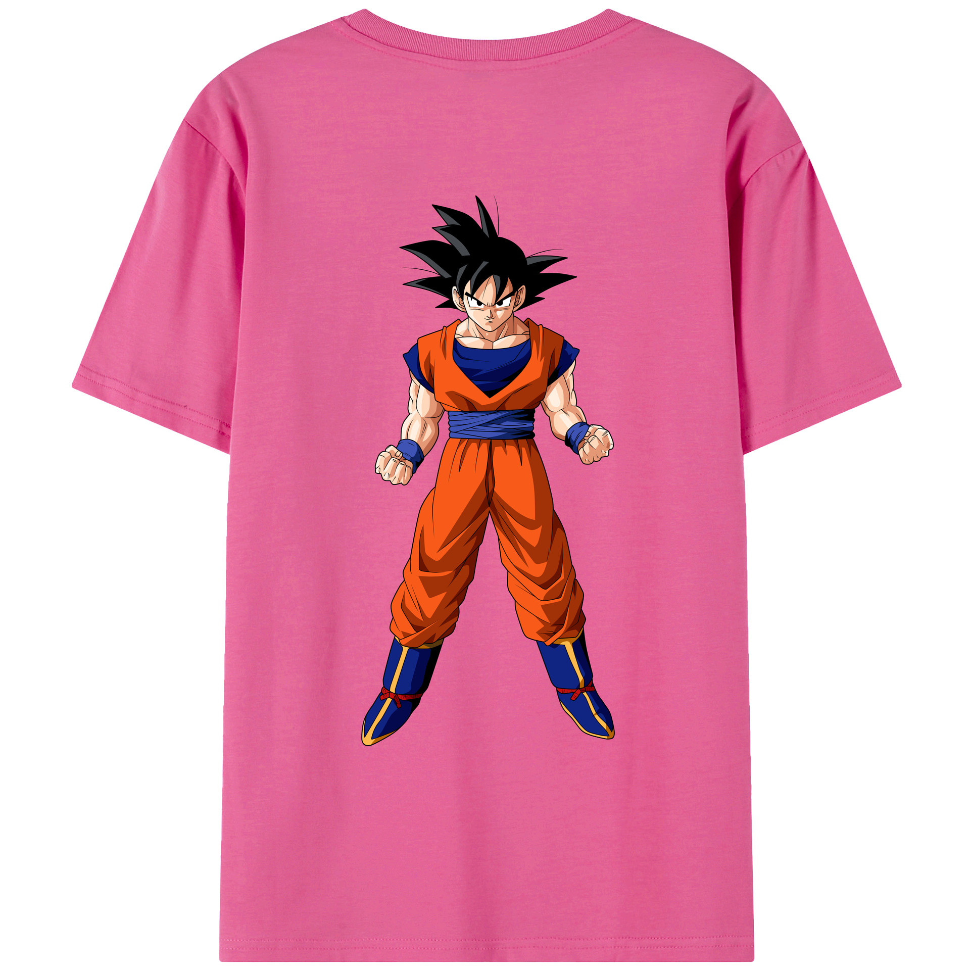 （画像用） ドラゴンボール 孫悟空（そん ごくう）Son Goku カカロット DRAGON BALL Kakarotto レディース半袖Tシャツ(バックプリント)