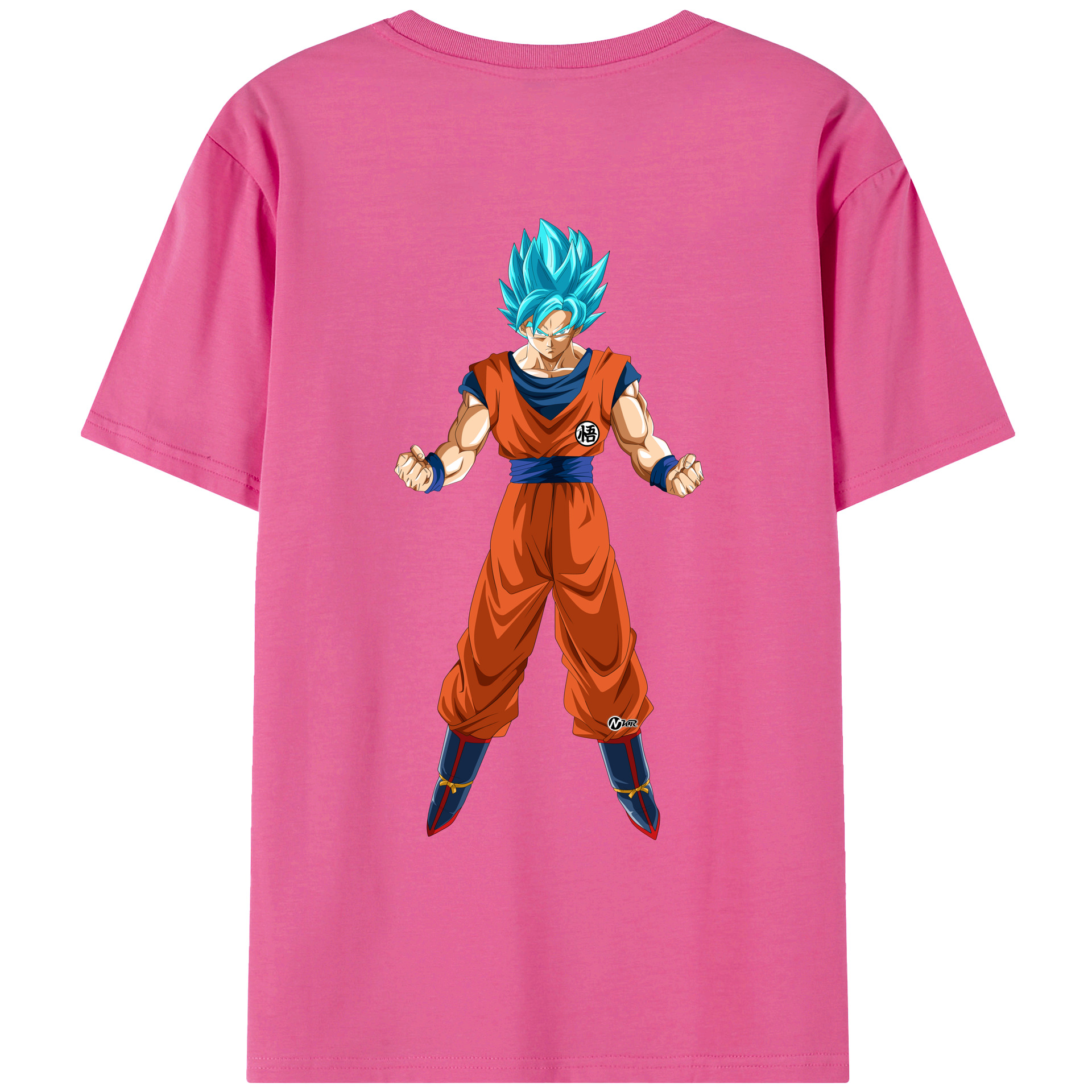 （画像用） ドラゴンボール 孫悟空（そん ごくう）Son Goku カカロット DRAGON BALL Kakarotto レディース半袖Tシャツ(バックプリント)