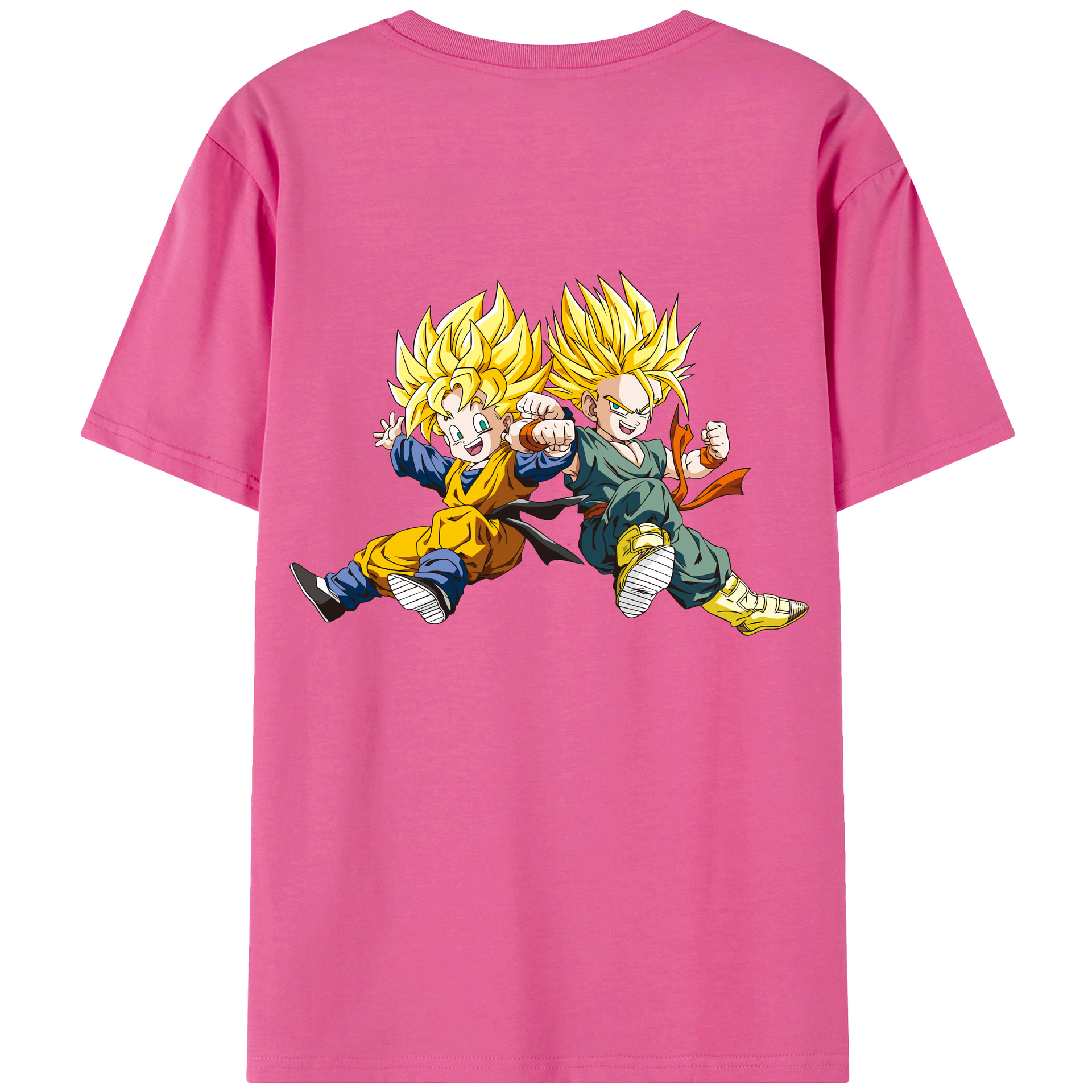 （画像用） ドラゴンボール 孫悟空（そん ごくう）Son Goku カカロット DRAGON BALL Kakarotto レディース半袖Tシャツ(バックプリント)