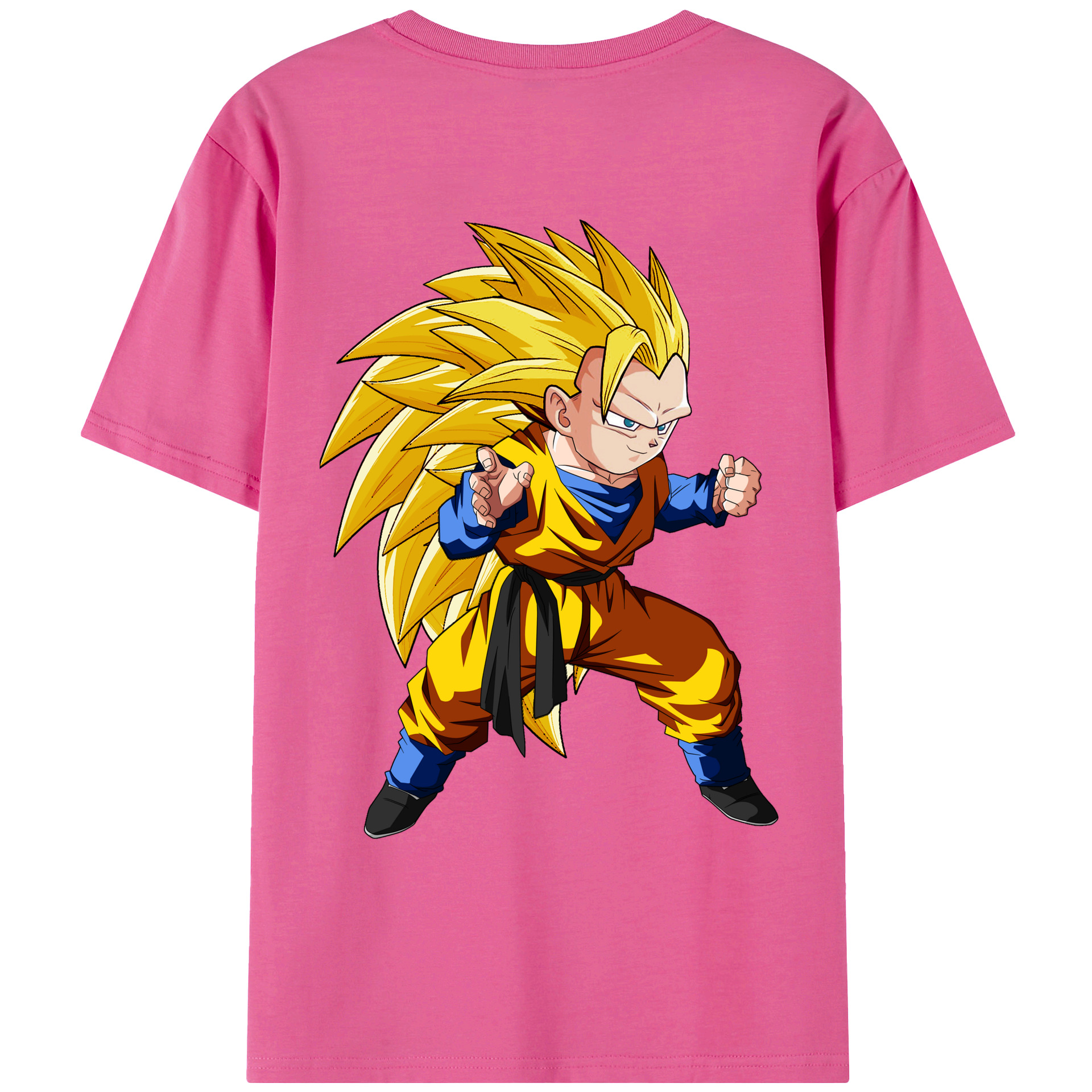 （画像用） ドラゴンボール ベジータ四世（Bejīta Yonsei）DRAGON BALL Vegeta IV レディース半袖Tシャツ(バックプリント)