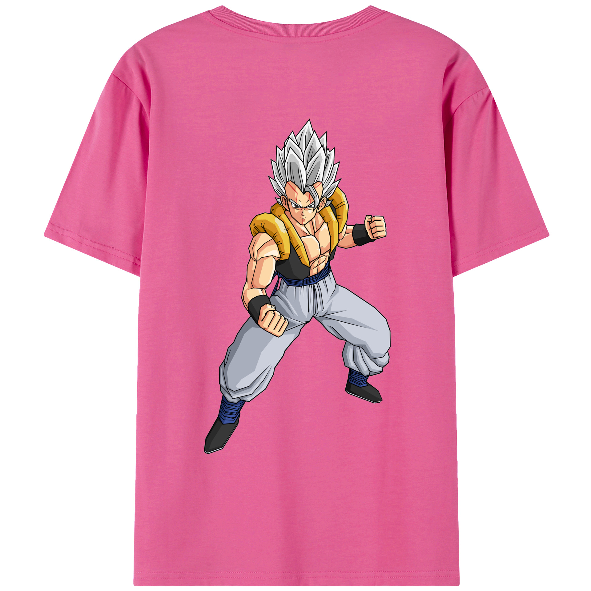 （画像用） ドラゴンボール ベジータ四世（Bejīta Yonsei）DRAGON BALL Vegeta IV レディース半袖Tシャツ(バックプリント)