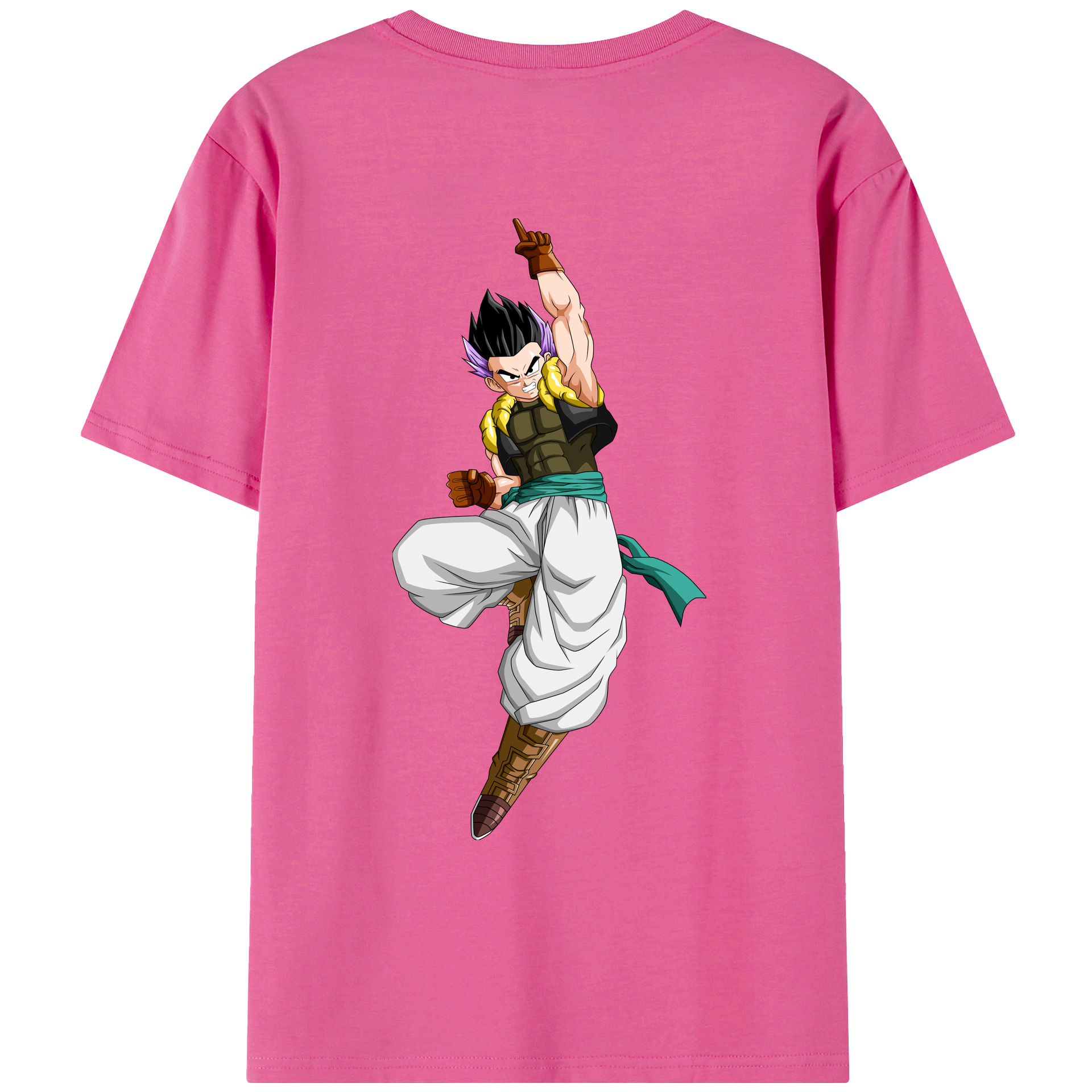 （画像用） ドラゴンボール 孫 悟飯（そんごはん）DRAGON BALL Son Gohan レディース半袖Tシャツ(バックプリント)