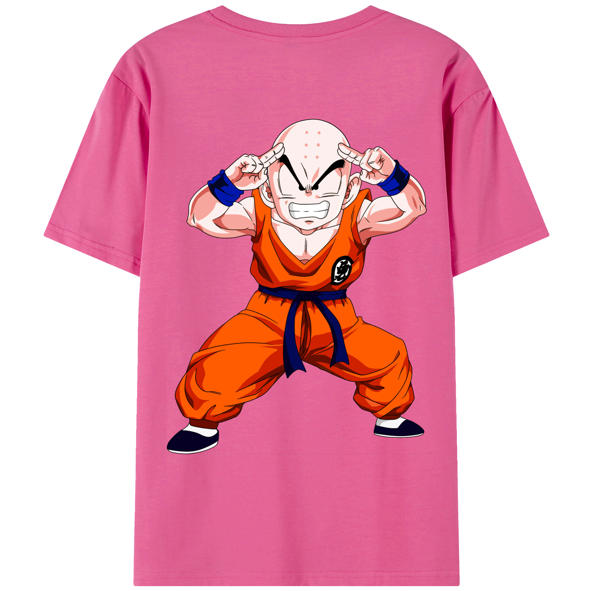 （画像用） ドラゴンボール クリリン DRAGON BALL krillin レディース半袖Tシャツ(バックプリント)