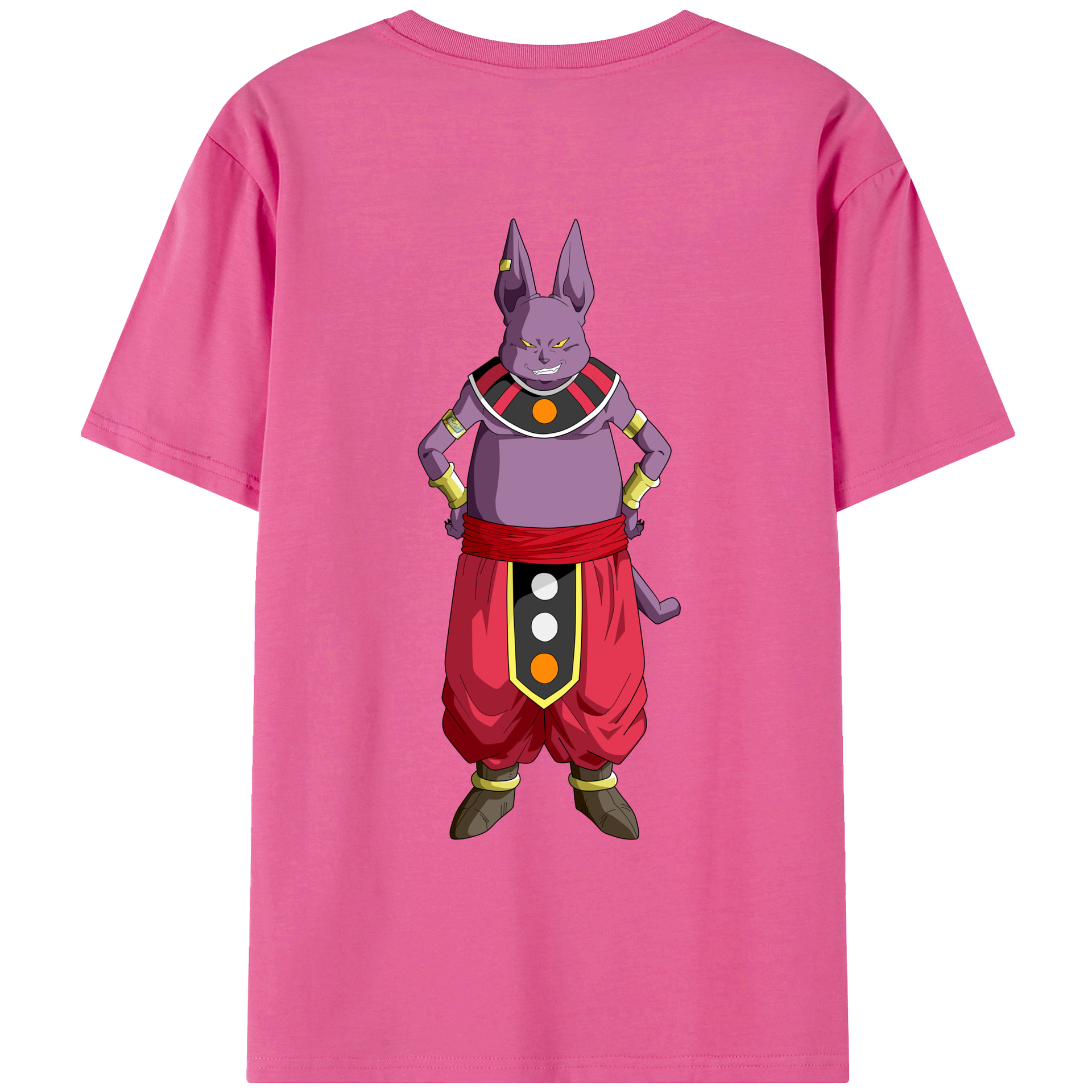 （画像用） ドラゴンボール シャンパ DRAGON BALL Champa レディース半袖Tシャツ(バックプリント)